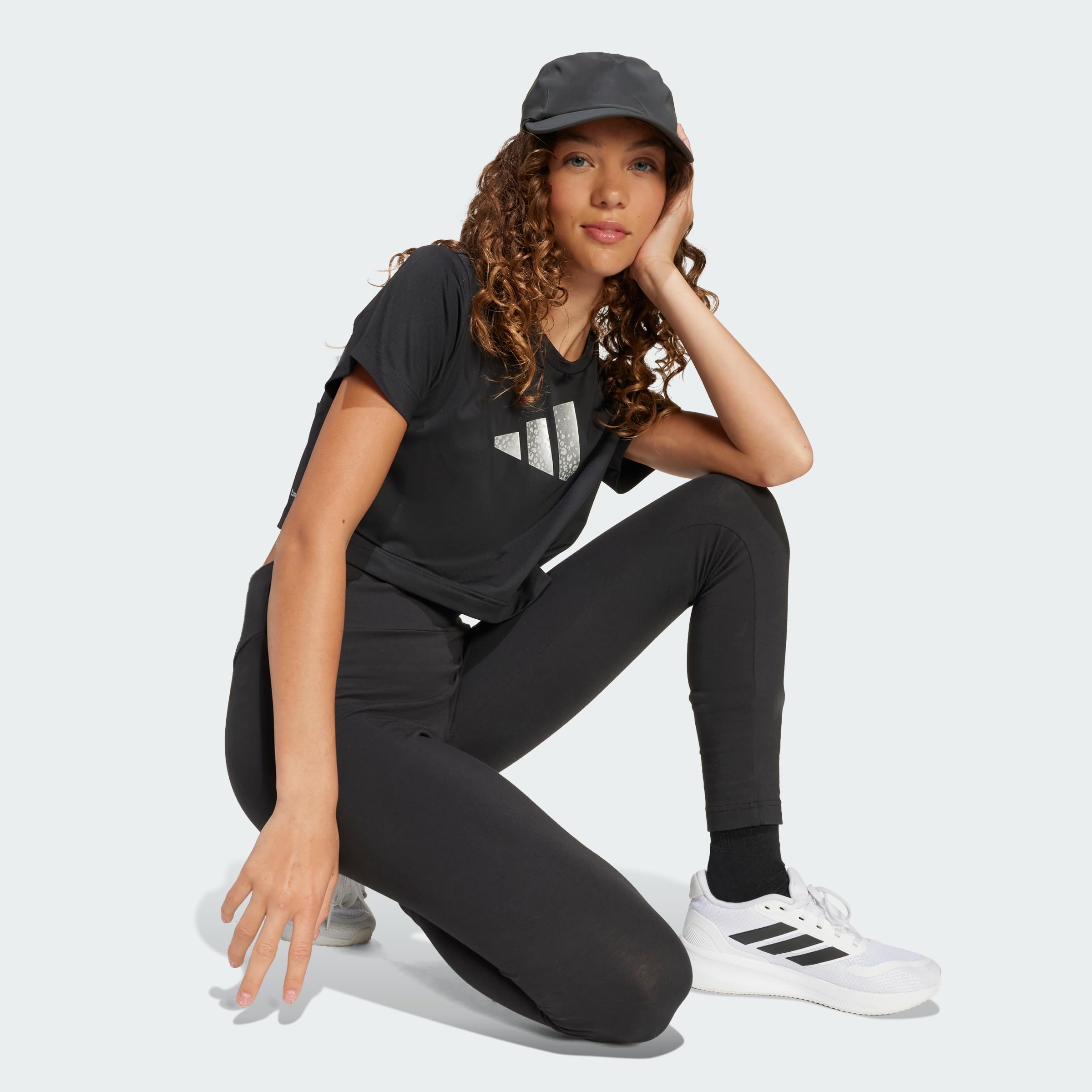 adidas Girl'S Camiseta Training Essentials Glam Print