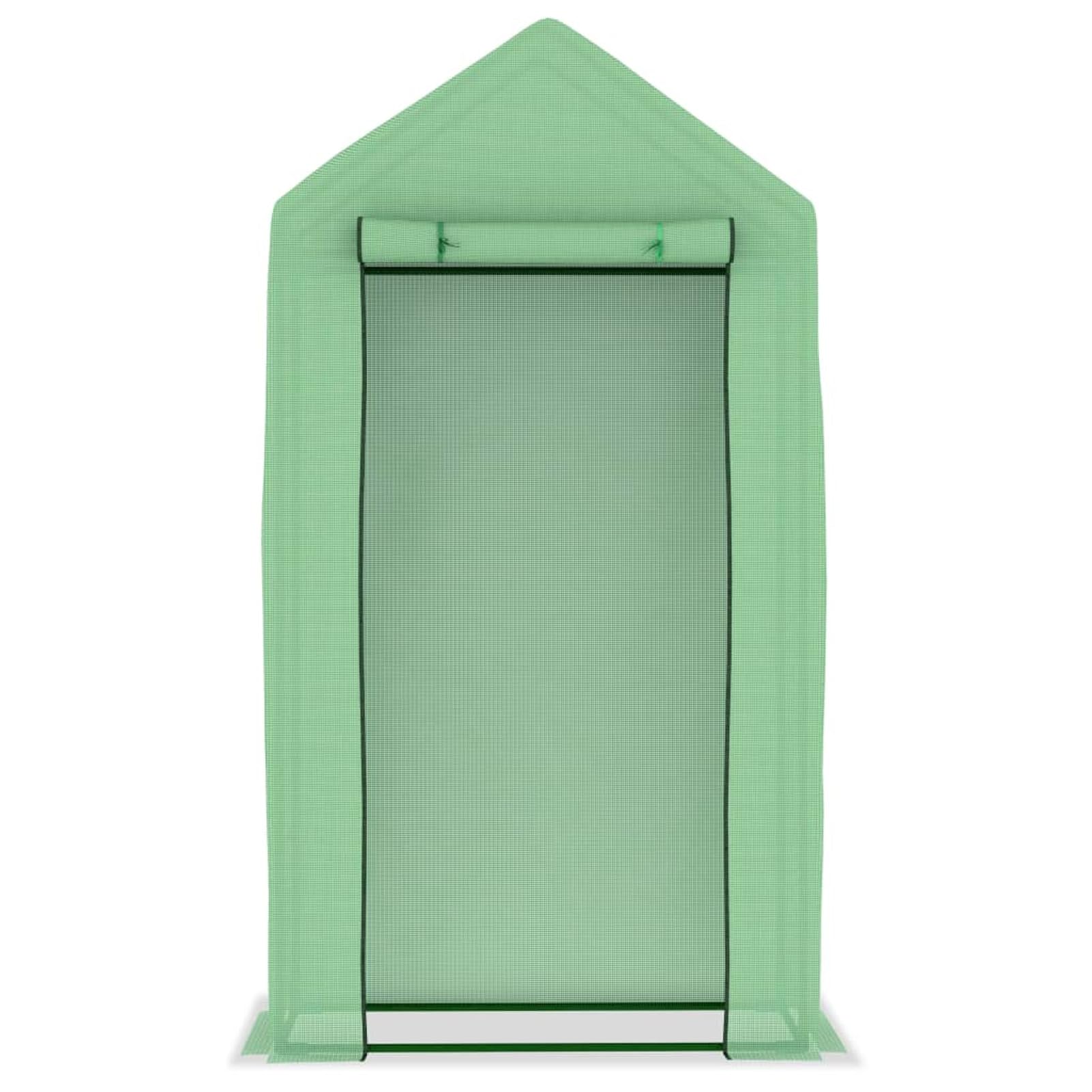 Homgoday Serra con Struttura in Acciaio 0,5 m² 1x0,5x1,9 m, Mobili Serra da Giardino Serra Orto Serra da Balcone Serra per Orto Serra per Piante