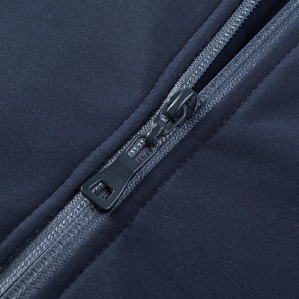 TONY BACKER Veste pour homme d'hiver Softshell imperméable coupe-vent avec capuche amovible, veste de randonnée décontractée 3510