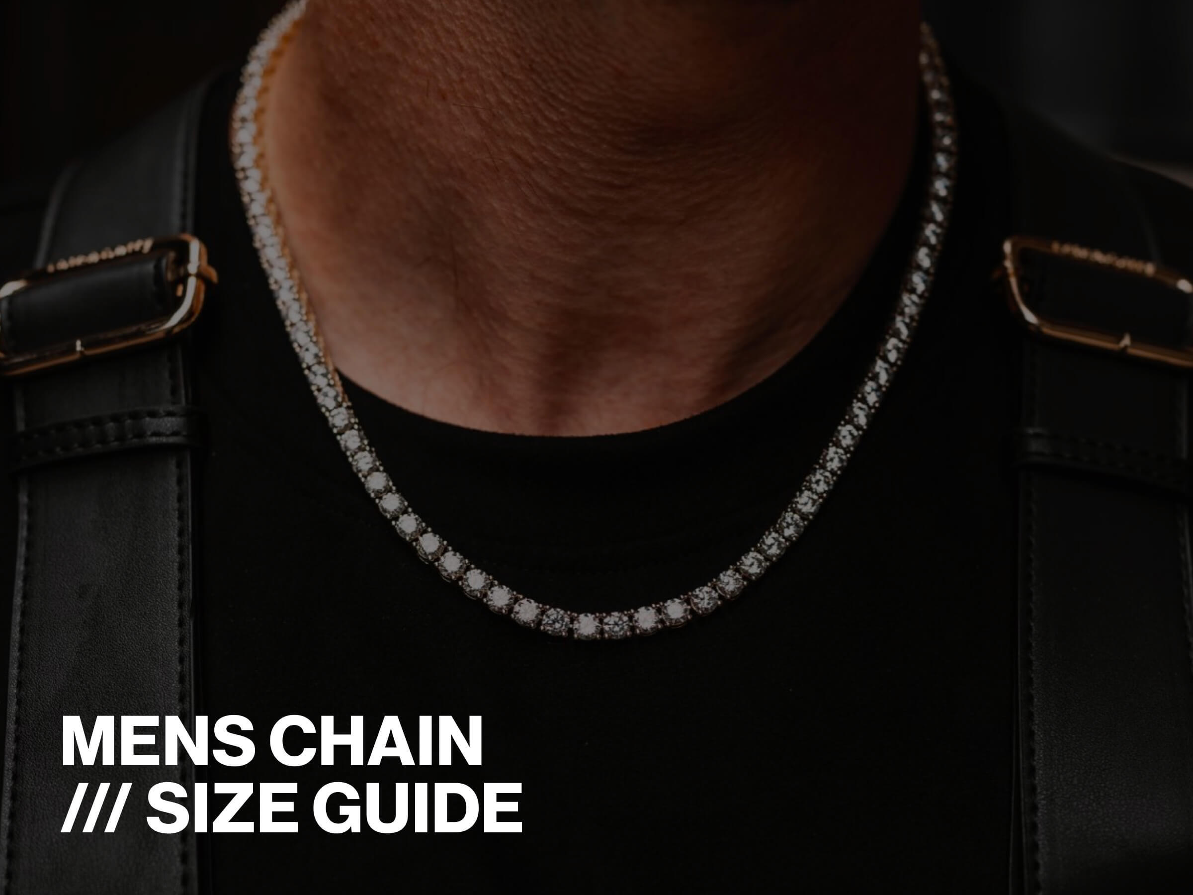 Amazon.com: GLD Clustered Tennis Bracelet - Iced Out Chain for Men