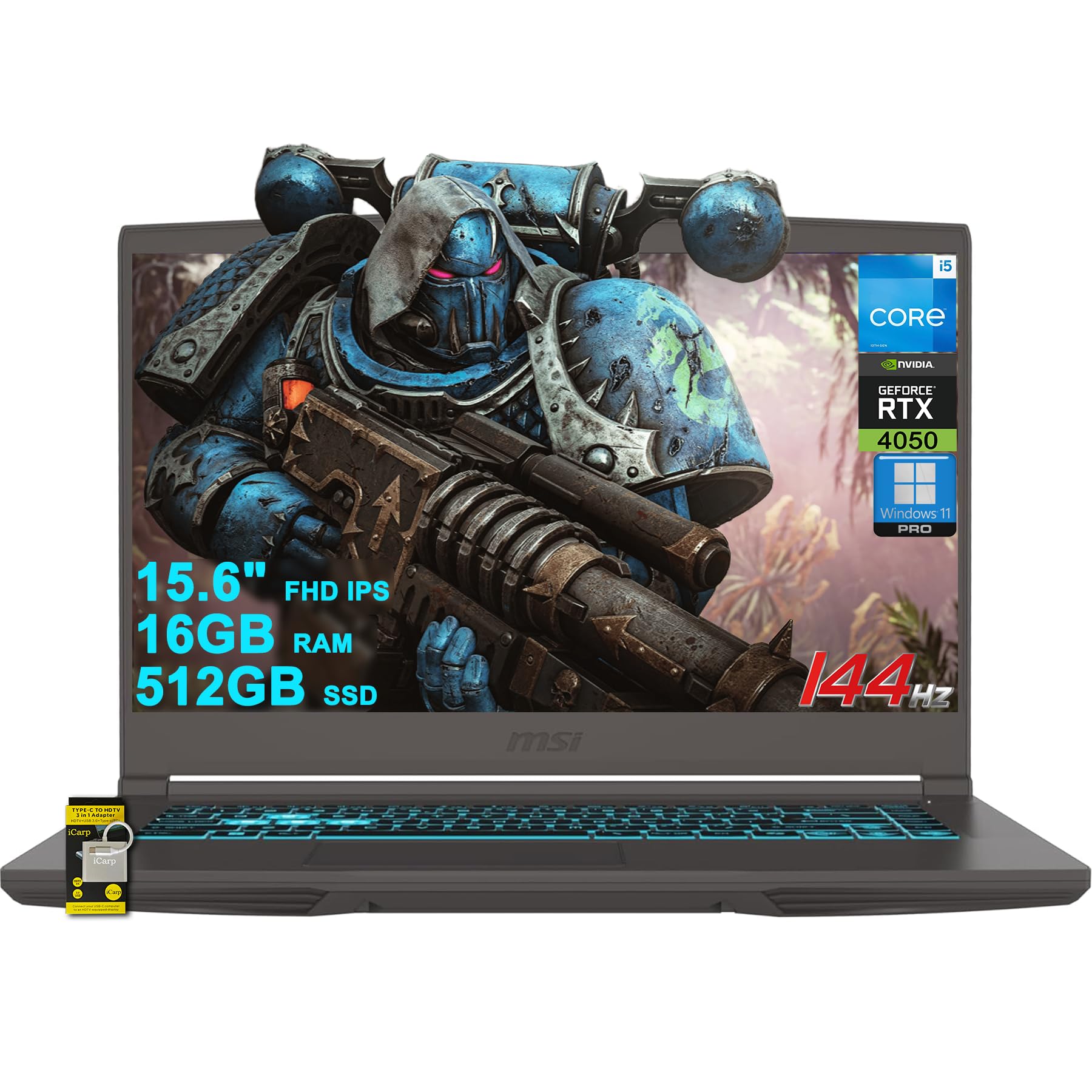 MSI Thin 15 Gaming Laptop 15.6