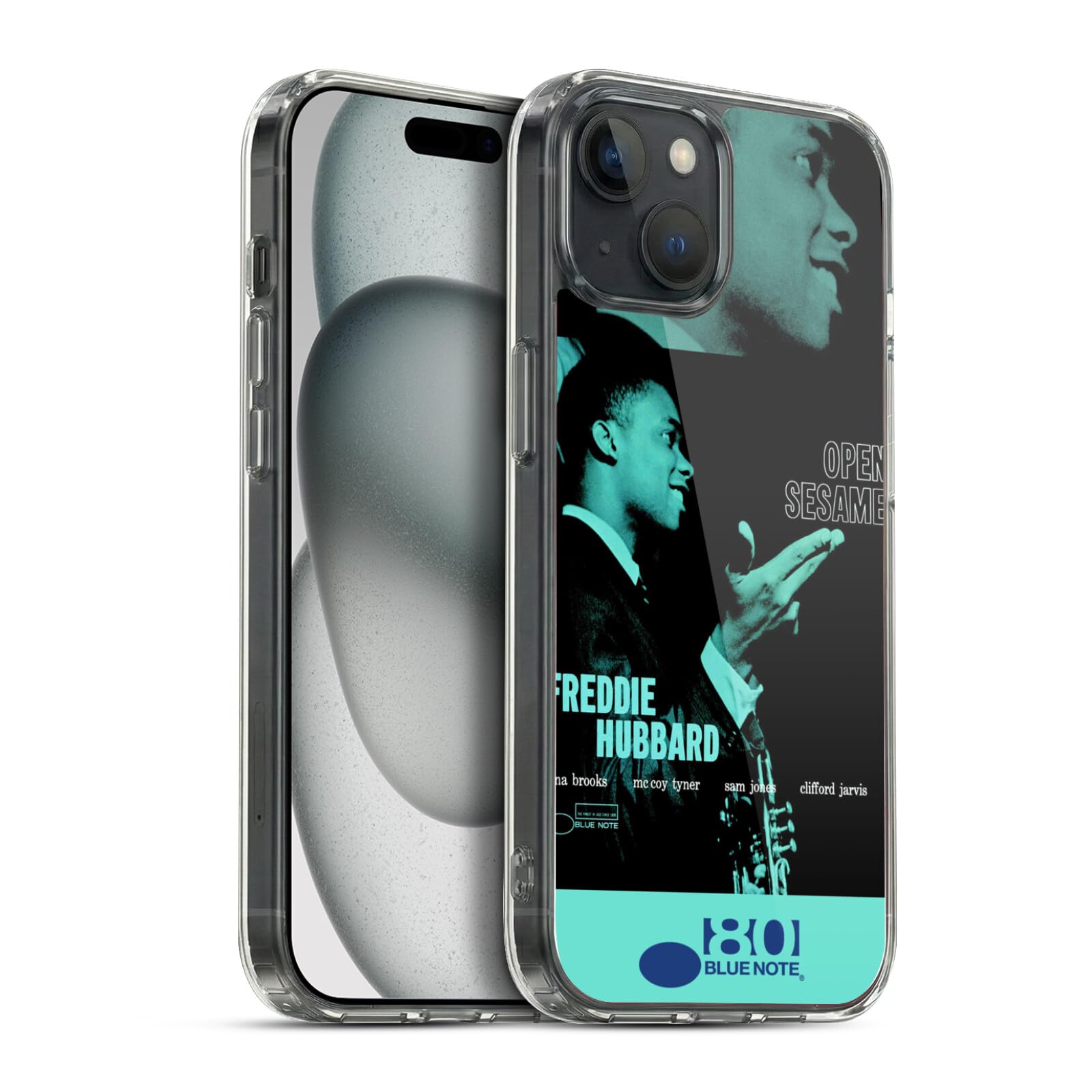 Funda de Gel Suave Blue Note Records Compatible con iPhone 15 Plus Carcasa Freddie Hubbard 7