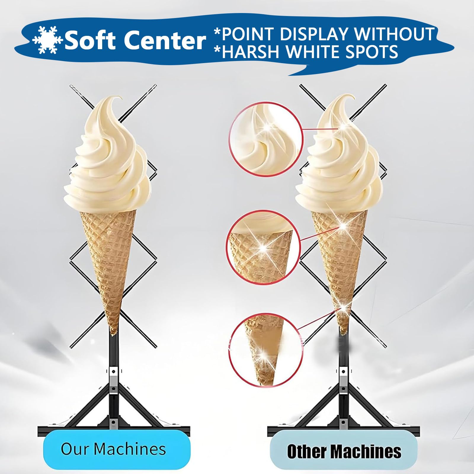3D Hologram Projector Hologram Indoor Fan Wall with Stand 1X3 Video Animation Advertising Display Wall for Human Size für Werbung,Ausstellung,Geschäft P50