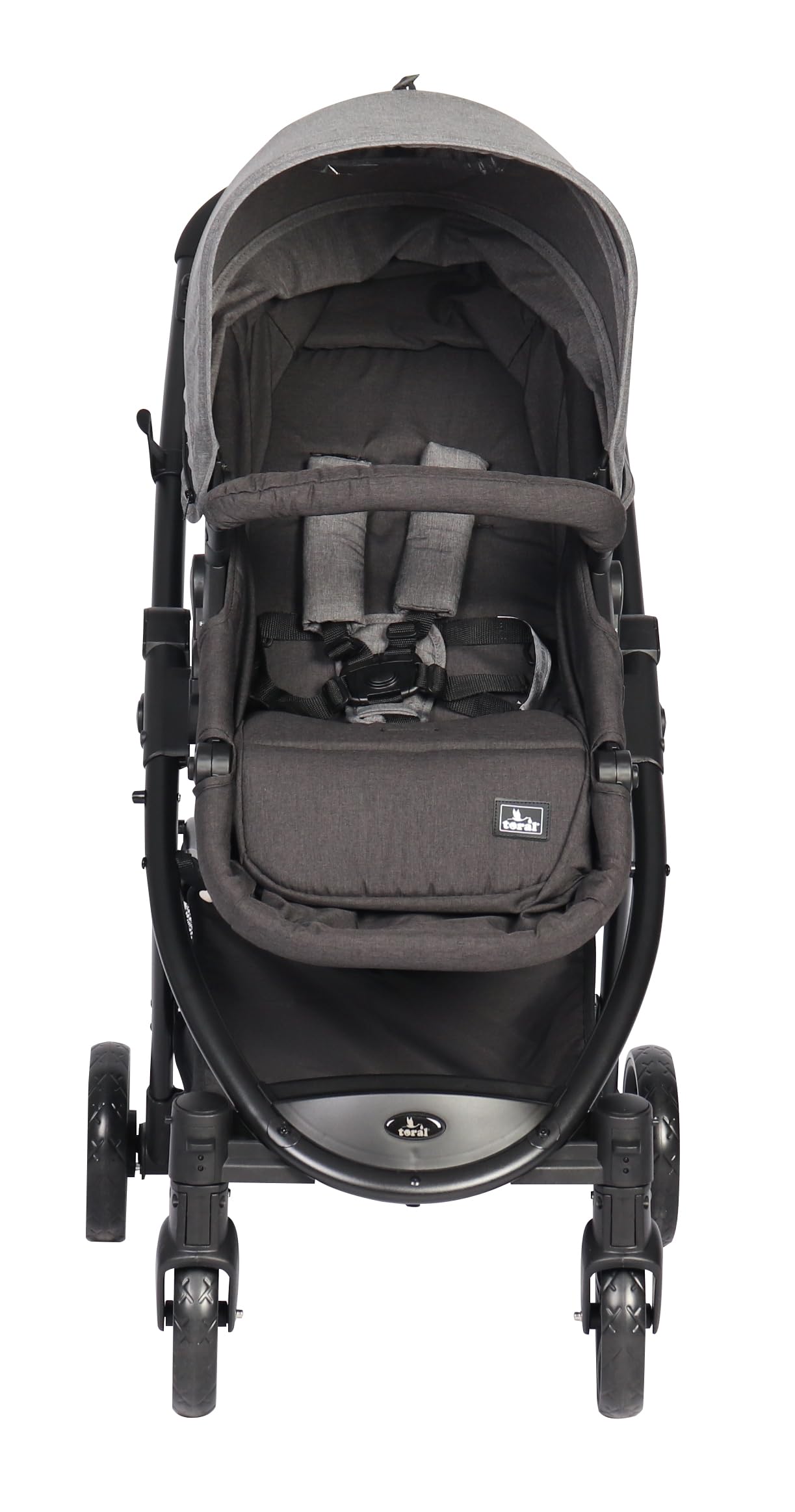 TORAL Carrito Bebe 2 en 1 - Cochecito Bebe Convertible y Versátil con Accesorios, Carro Bebe 2 Piezas, Elegante y Práctico Coche para Bebé, Ideal para Viajes y Paseos Urbanos. Modelo Liam Gris