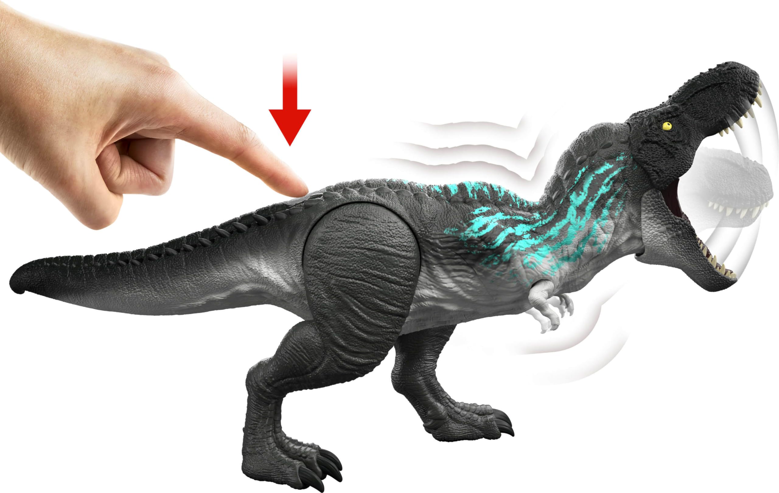 Mattel Jurassic World Muscle Madness Tyrannosaurus Rex Actionfigur