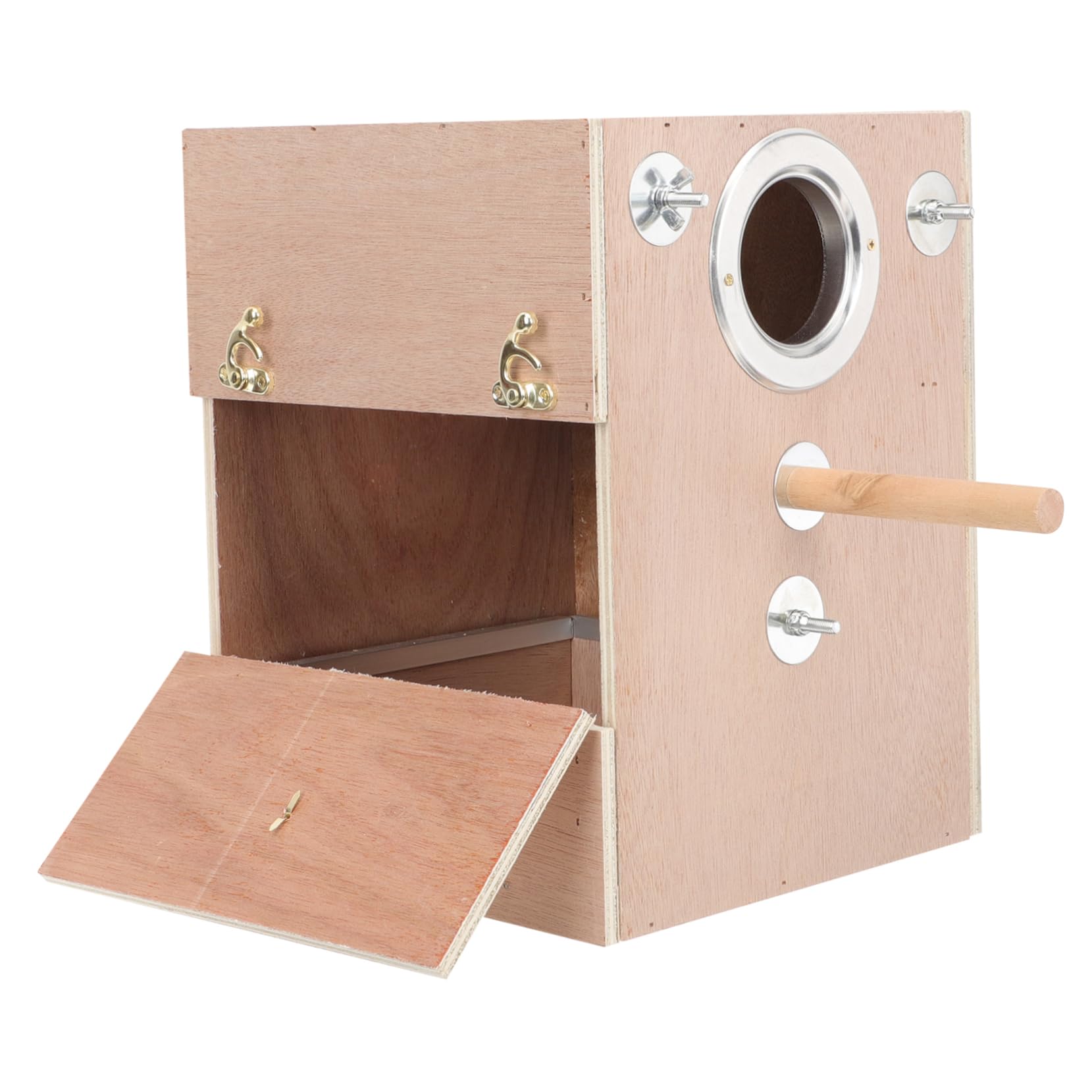 ERINGOGO Nichoir Bois pour Perroquets Boîte De Nidification pour Oiseaux avec Design Pratique Et pour Élevage des Perroquets Et Inséparables