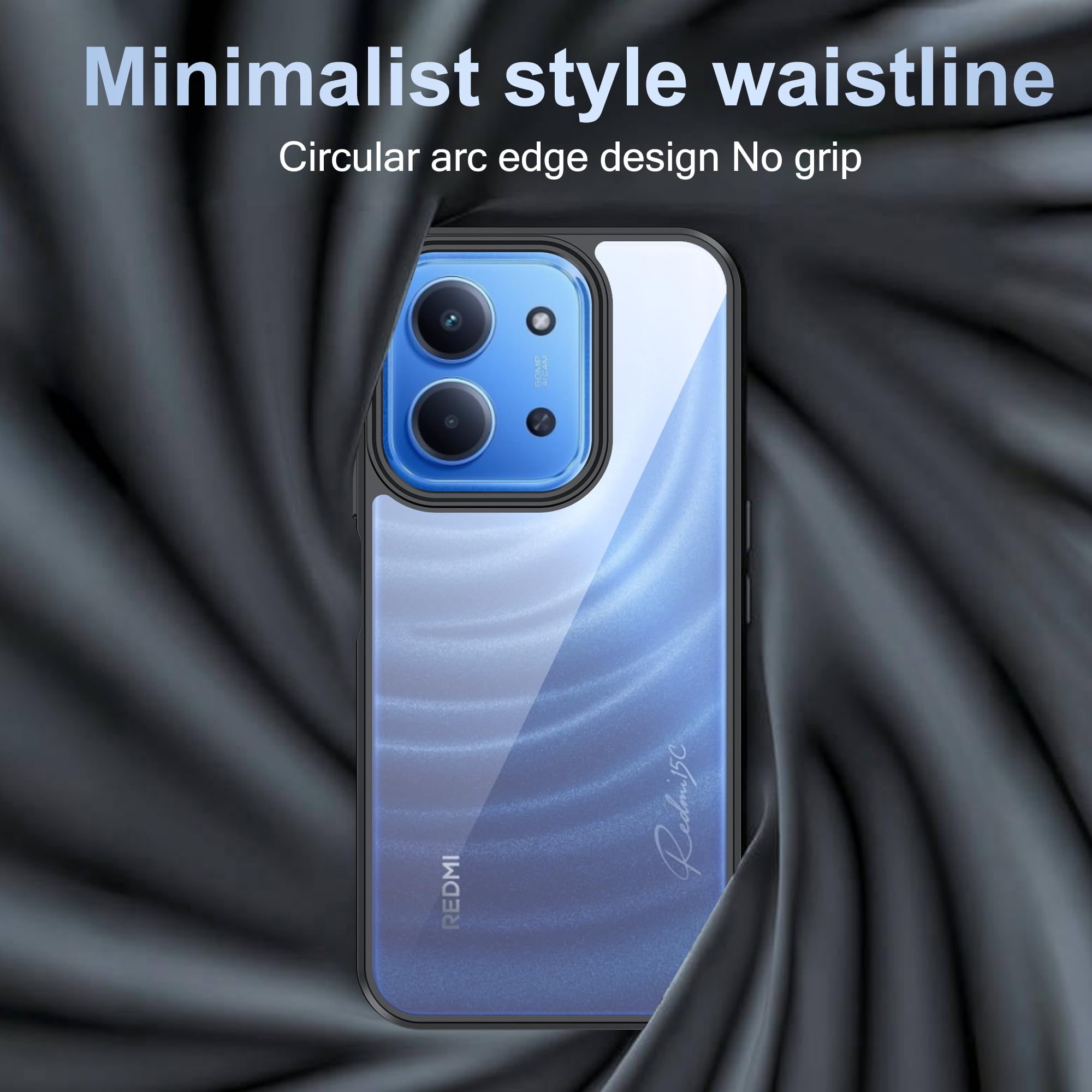 Coque Anti-choc + 2 Protections écran Pour Xiaomi Redmi 15C 4G/5G - PC + TPU - Protection Complète - Léger Et Fin - 3