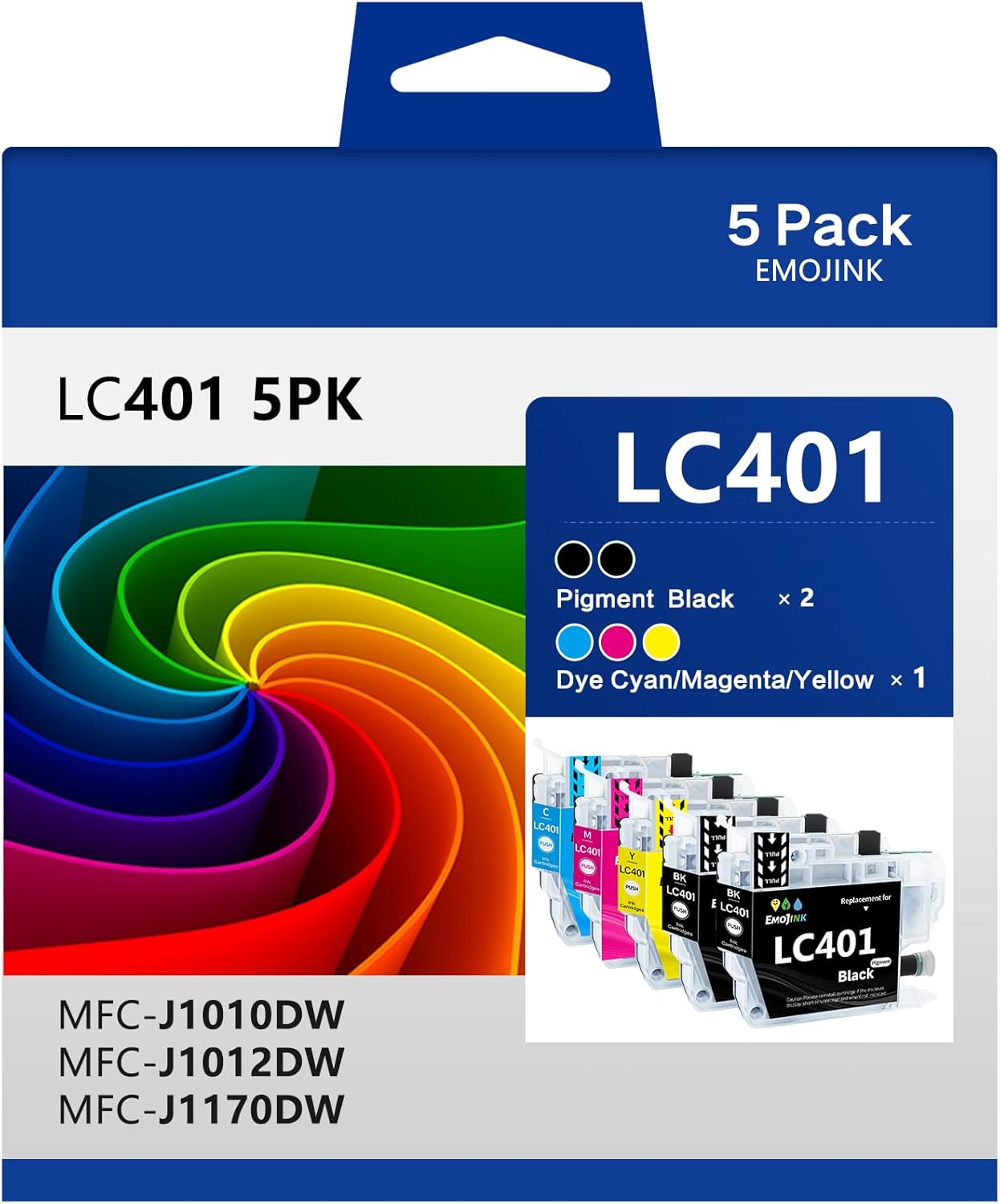 LC401 for Brother LC401 Ink Cartridges Compatible for