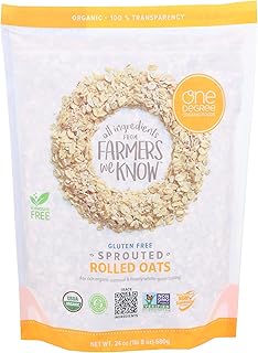 ONE DEGREE ORGANIC FOODS Organic Sprouted Rolled Oats, 24 OZ