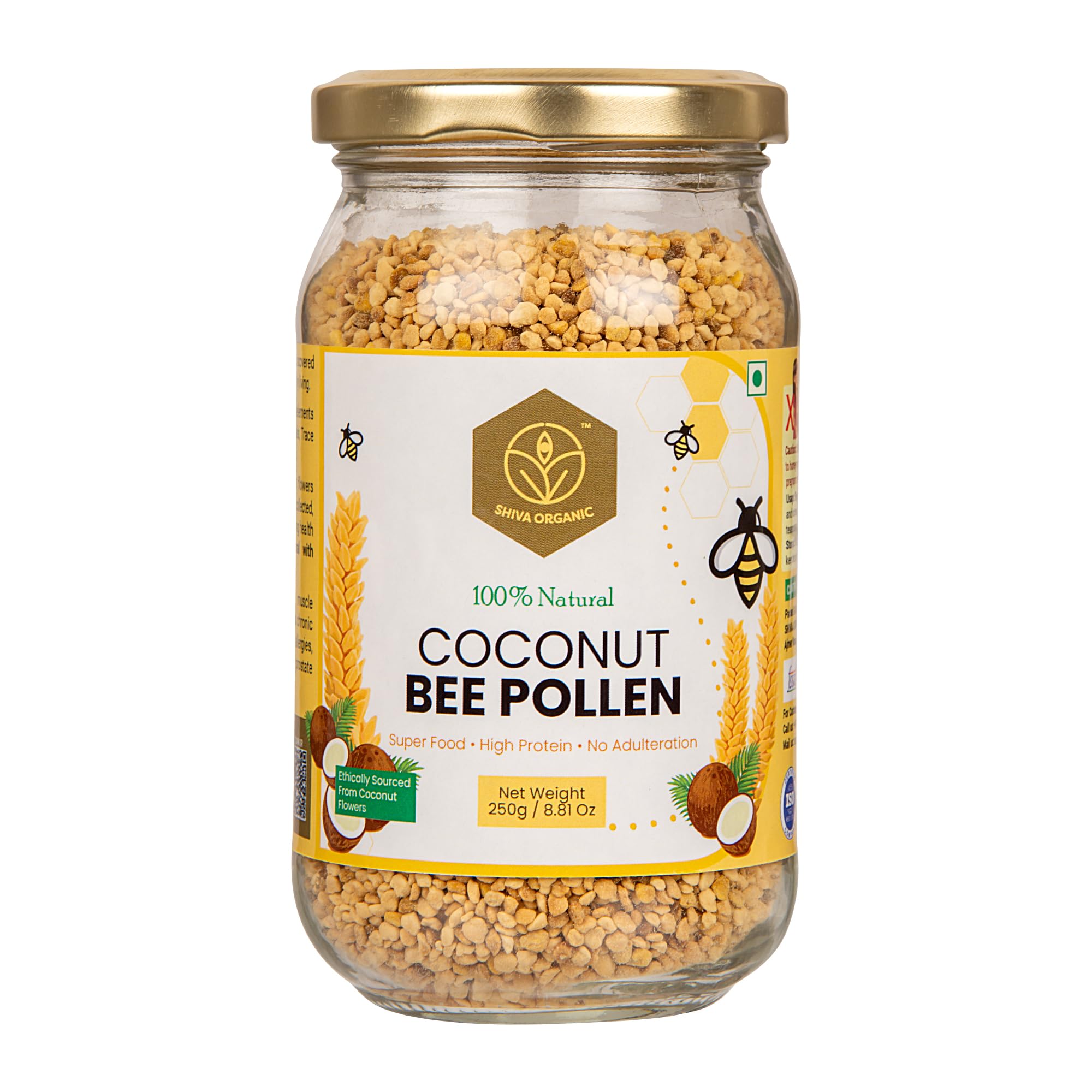 Sponsored Ad - Coconut Bee Pollen- 250 Gm | Multivitamin Supplement | Plant Based Protein | Superfood