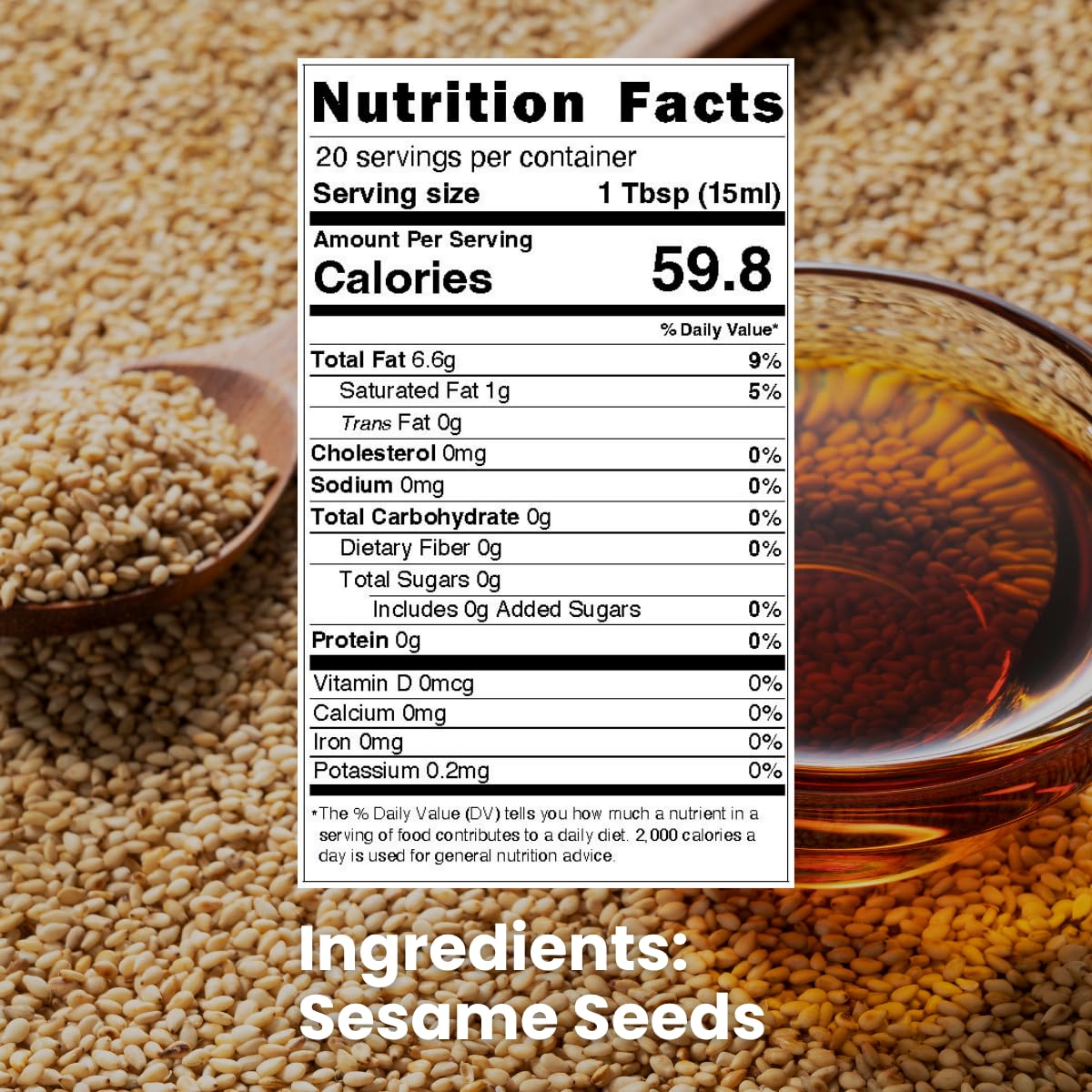 Asiatic Dishes Korean Toasted Sesame Oil, 10.14 Fl Oz, 100% Roasted Sesame Seed Oil, Rich Nutty Aroma, Product Of Korea - Image 2