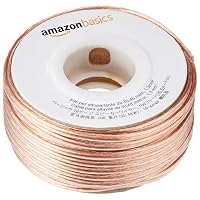 Amazon Basics Cavo per altoparlanti calibro 16, 30.48 m