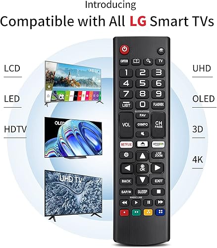 Miniatura 5 de Paquete de 2 unidades para LG Smart TV de repuesto, universal para todos los televisores LG OLED 3D para AKB75095307 AKB75375604 AKB74915305
