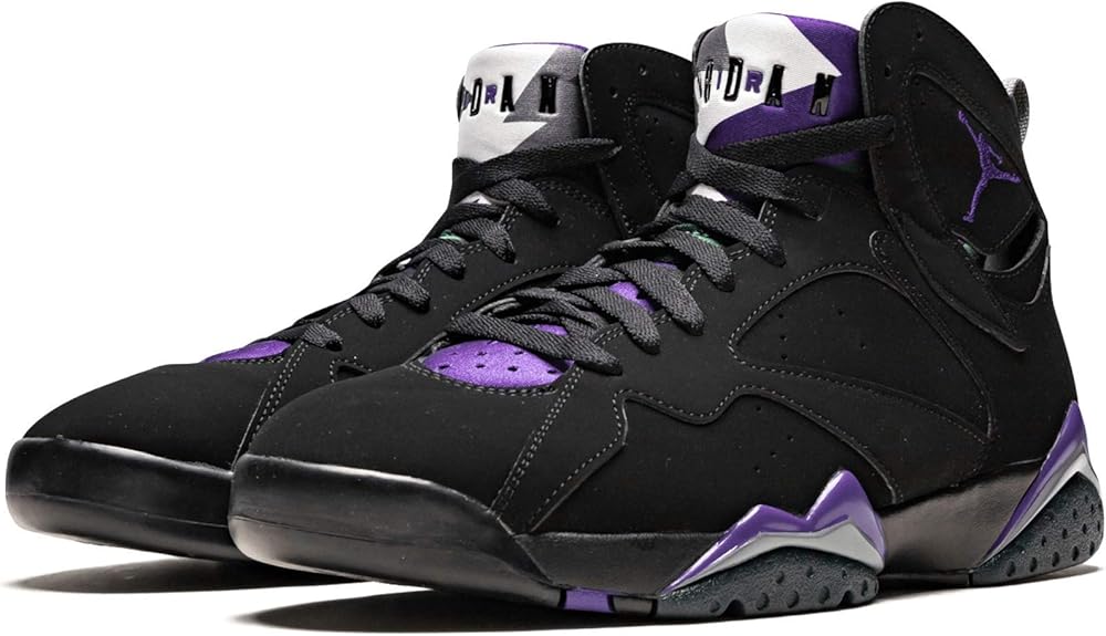 retro jordan 7 black and purple