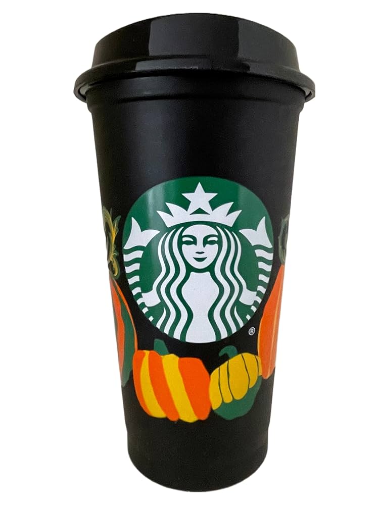 Starbucks ラッコ Amazon.com | STARBUCKS Halloween Pumpkin Reusable Travel Mug