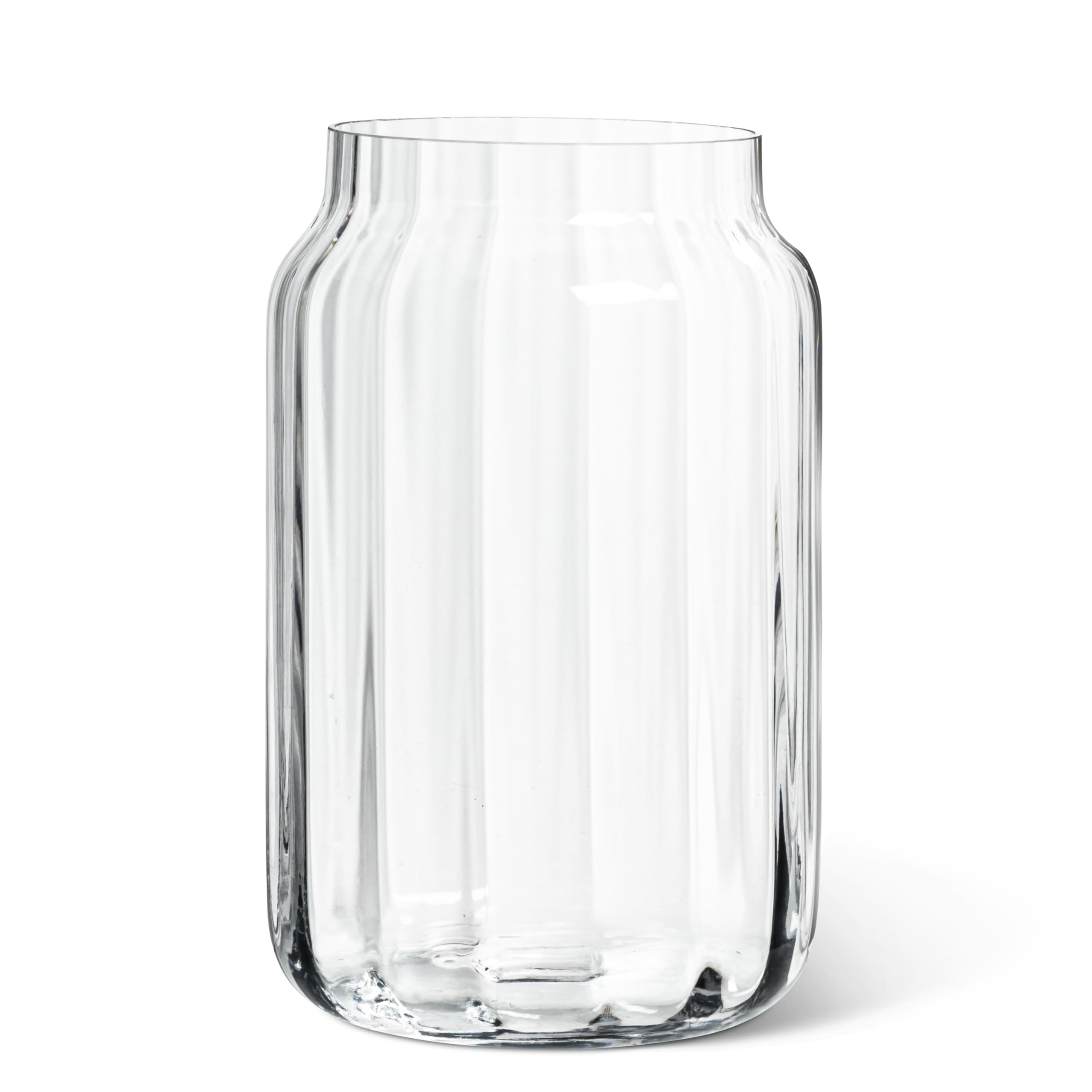 Vase Optique en Verre Abbott Collection de 21,6 cm de Hauteur