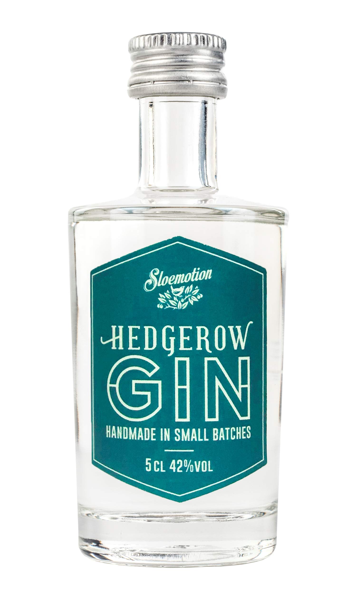 Hedgerow Spirits Gin, 42% ABV, Handmade In Small Batches 12 Botanicals, Dry, Light, Fruity Smoothness With Gentle Floral Notes Gin, 5 cl