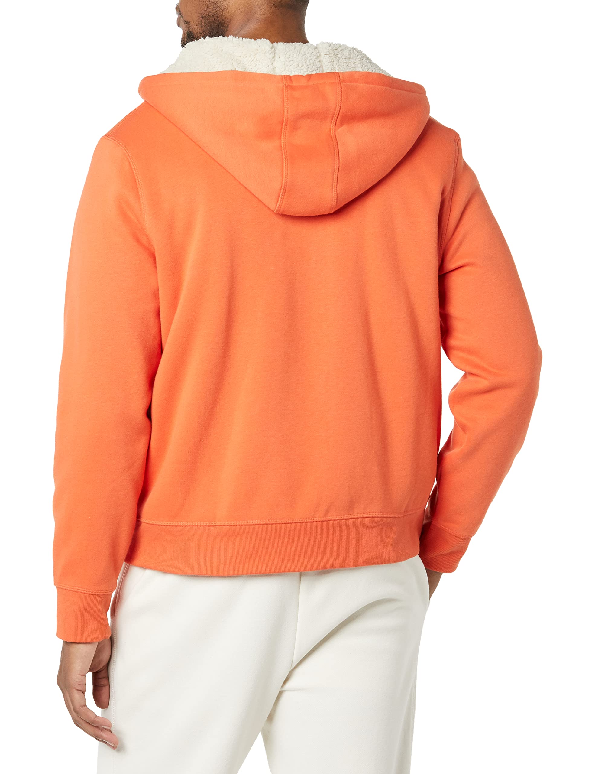 Amazon Essentials Felpa con Cappuccio e Cerniera Integrale in Pile Foderata in Sherpa Uomo