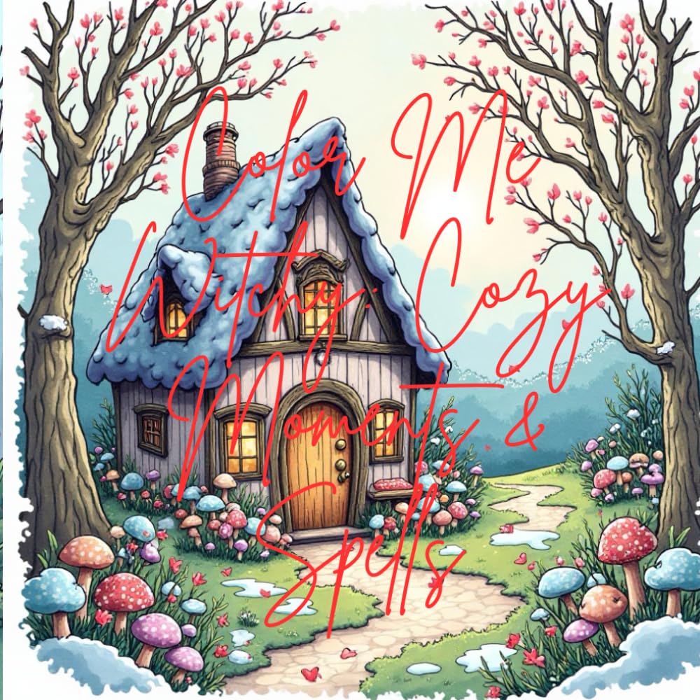 Color Me Witchy: Cozy Moments & Spells (The Witch’s Coloring books)