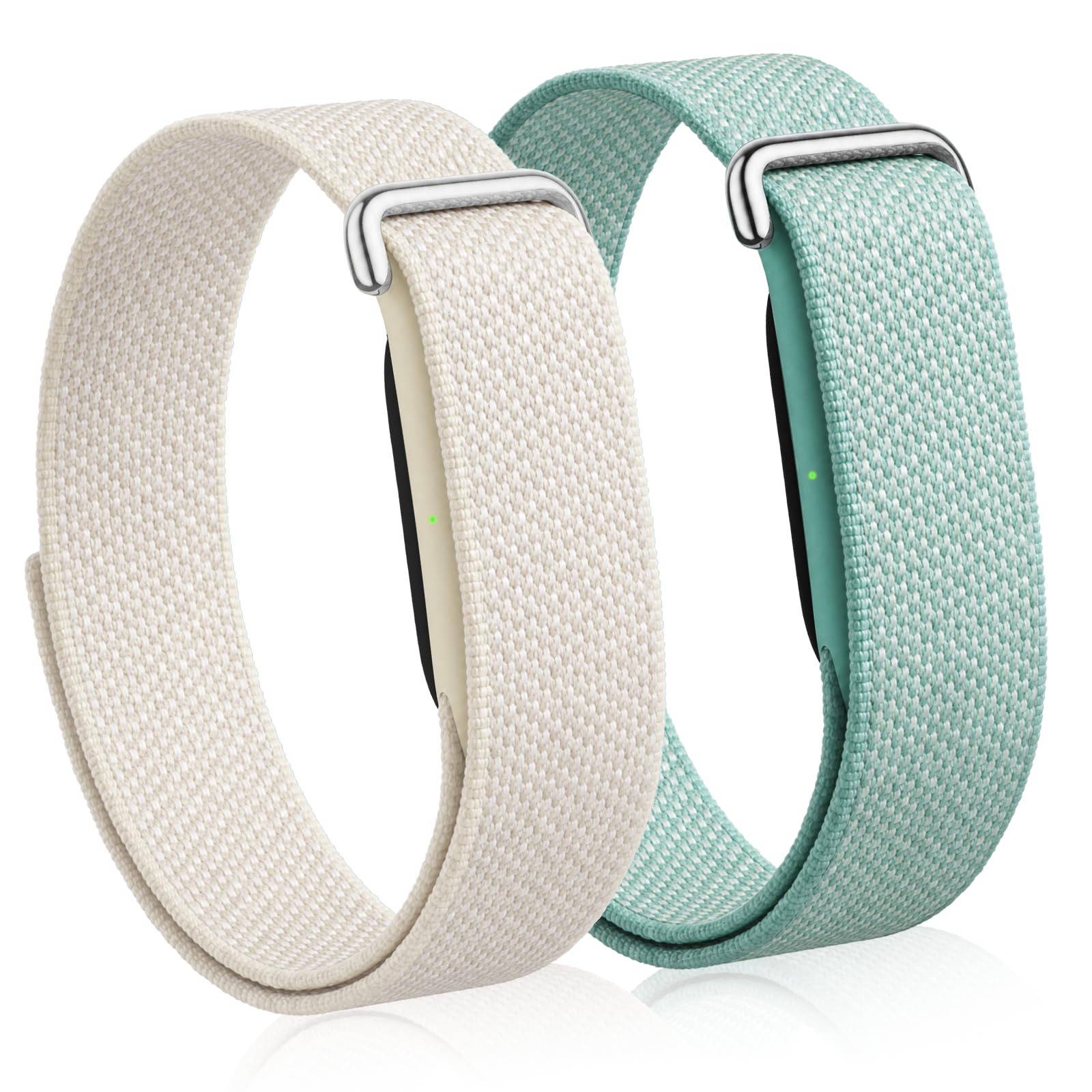 Hexasider 2 Pack Nylon Sport Strap Compatible with Google Fitbit Air