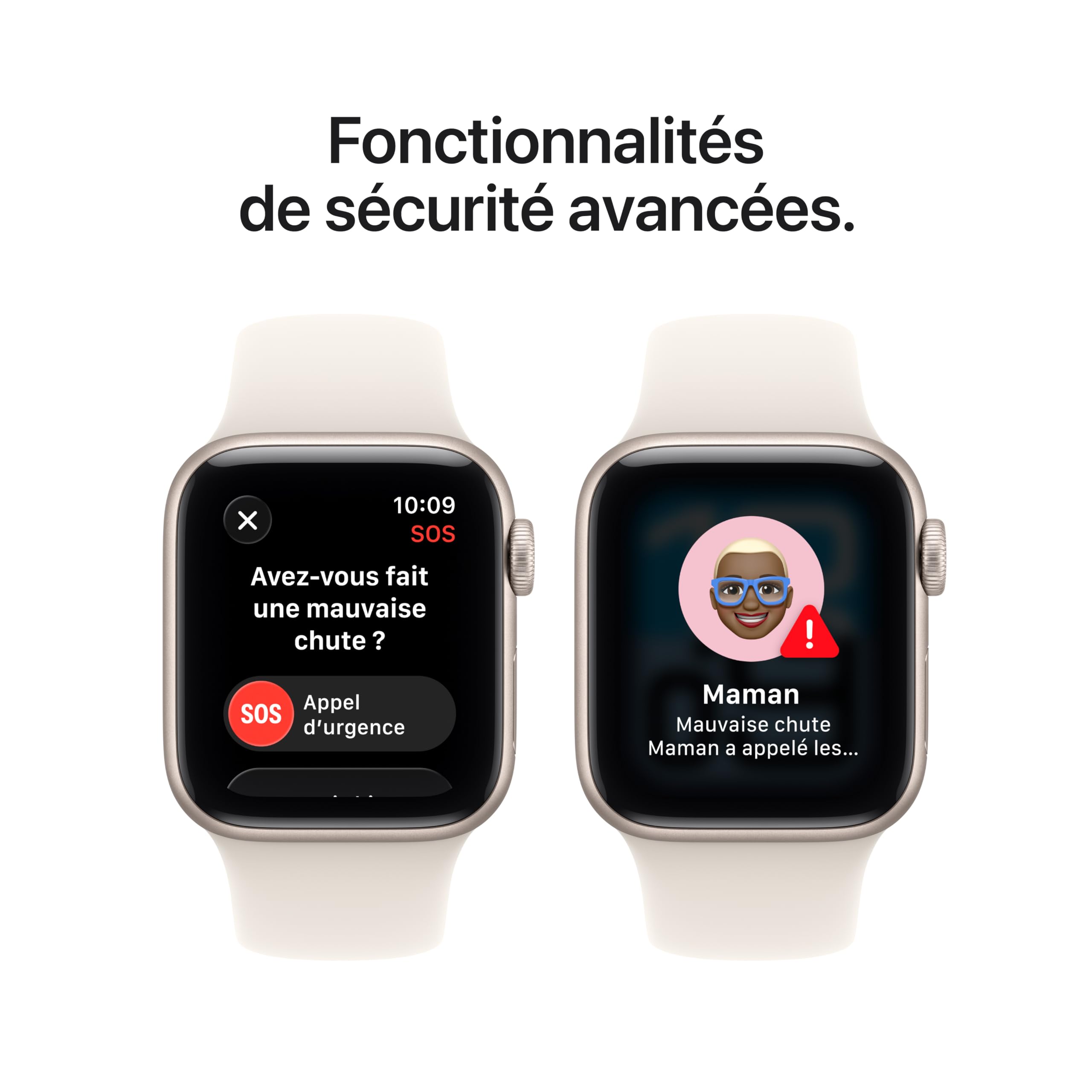 Apple Watch SE 3 [GPS 40 mm] Montre connectée avec boîtier Lumière stellaire et Bracelet Sport Lumière stellaire. Moniteur activité/Sommeil/fréquence Cardiaque, écran Toujours activé