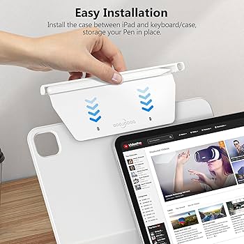 Amazon.com: GOOJODOQ Magic Keyboard Case 11 inch with iPad