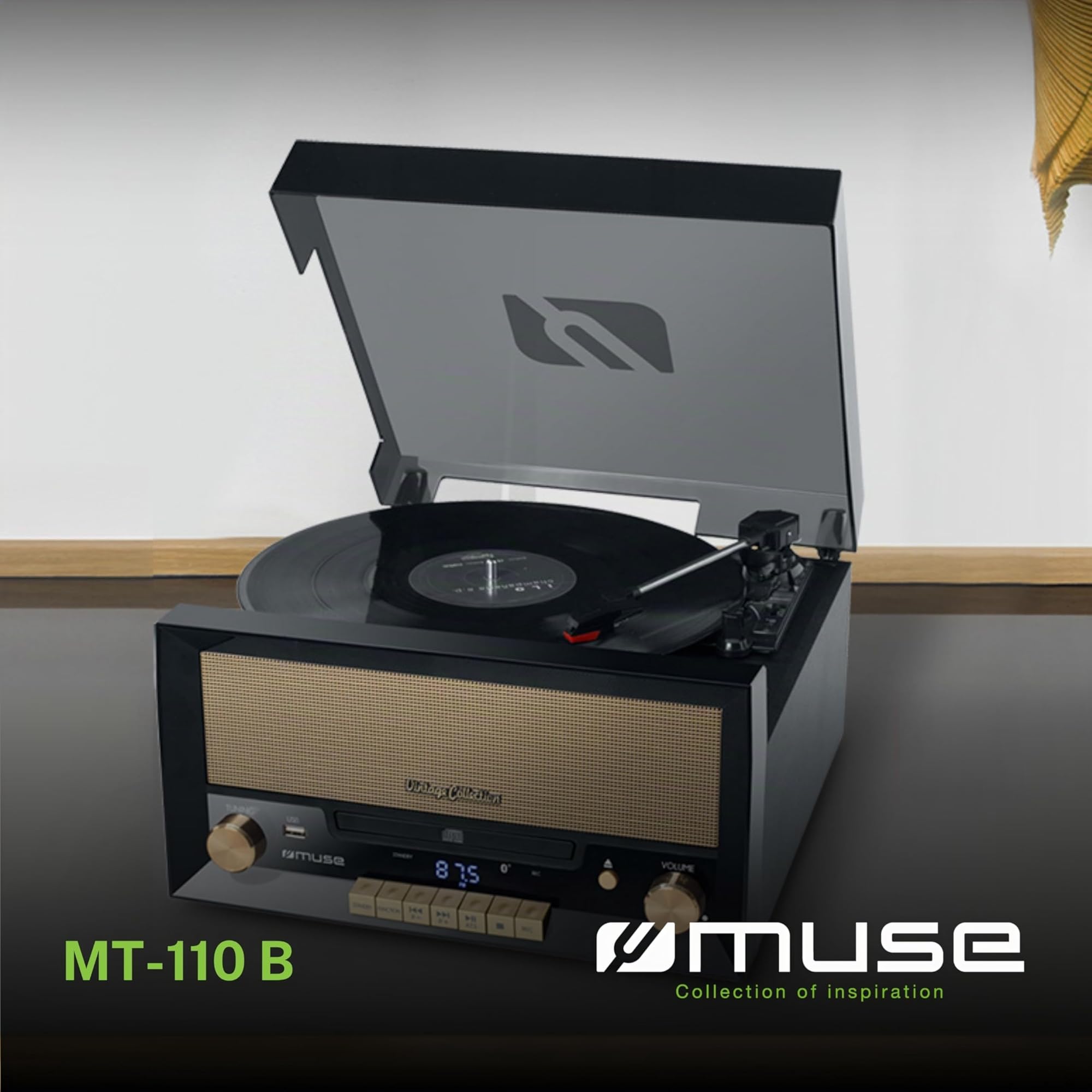 MUSE Platine Vinyle USB MT110B