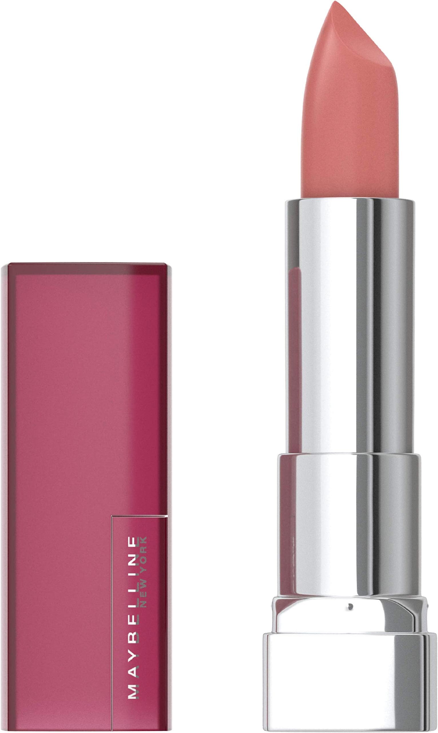 Color Sensational Lipstick, Lip Makeup, Matte Finish, Hydrating Lipstick, Nude, Pink, Red, Plum Lip Color, Honey Pink, 0.15 oz; (Packaging May Vary)