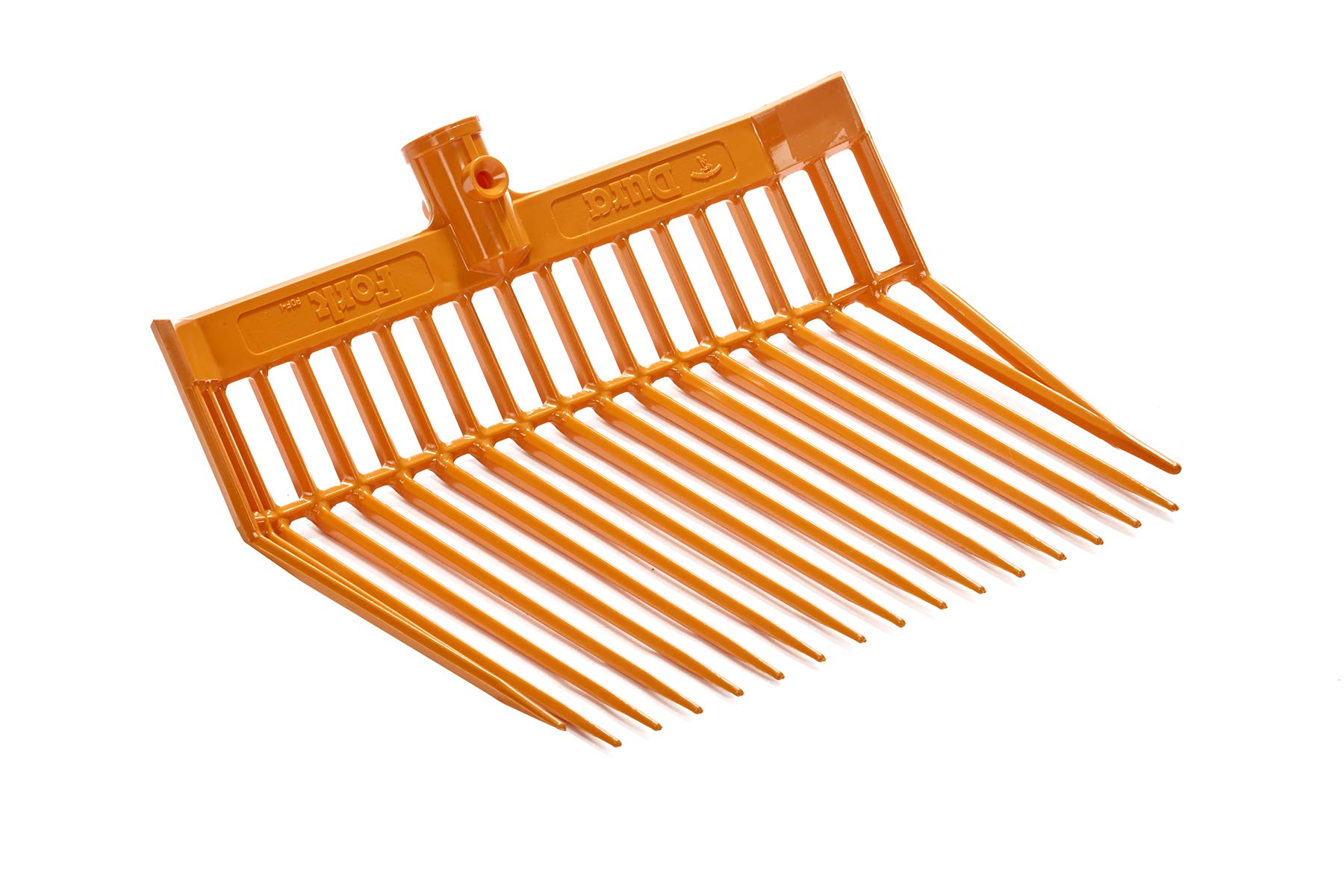 Little Giant DuraFork Pitch Fork - Polycarbonate Manure Fork With Angled Tines & Ergonomic Handle