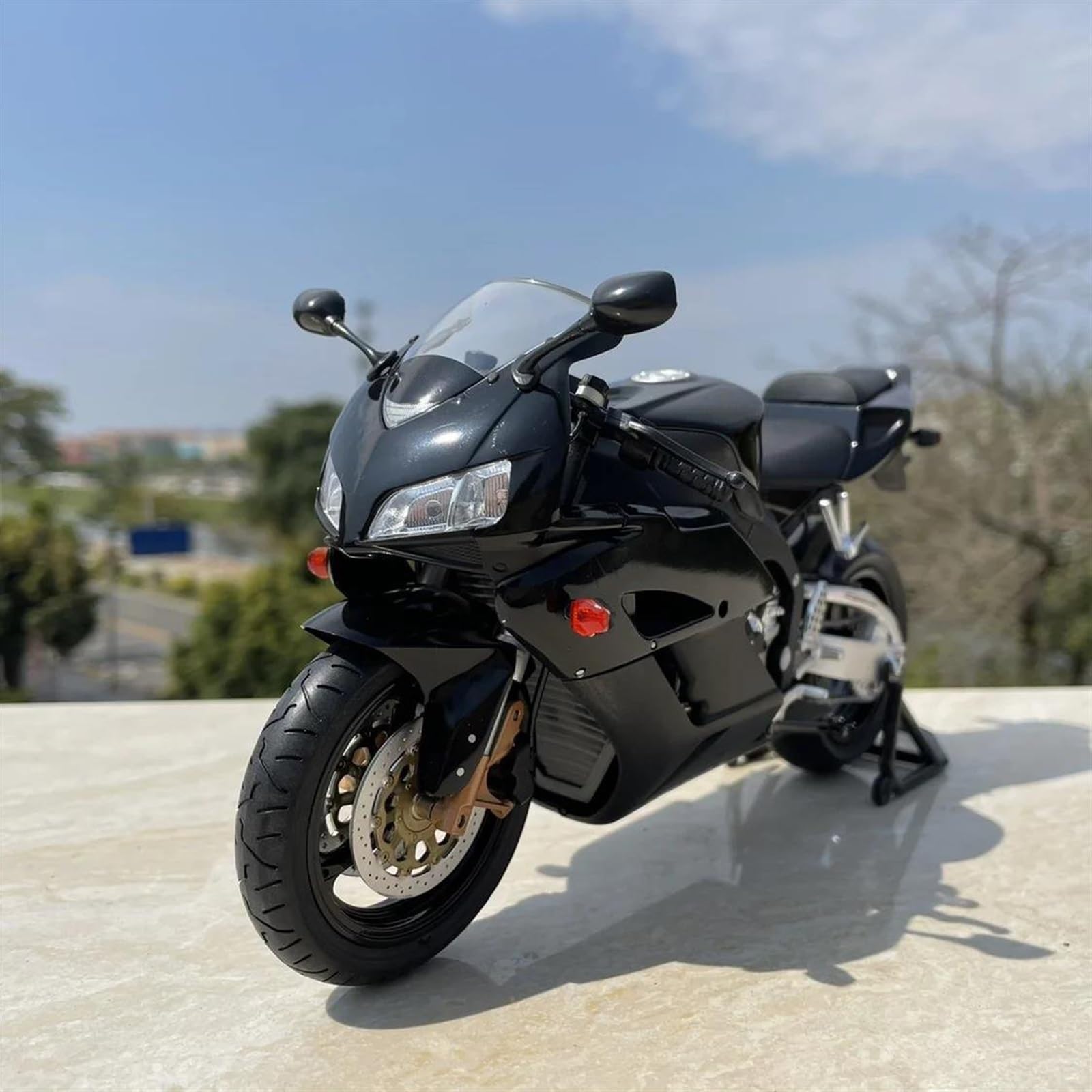 SEYXF Motorbike Toy Motorcycle Simulation Diecast Model Collection Birthday Present for H-onda CBR1000 RR 1/10