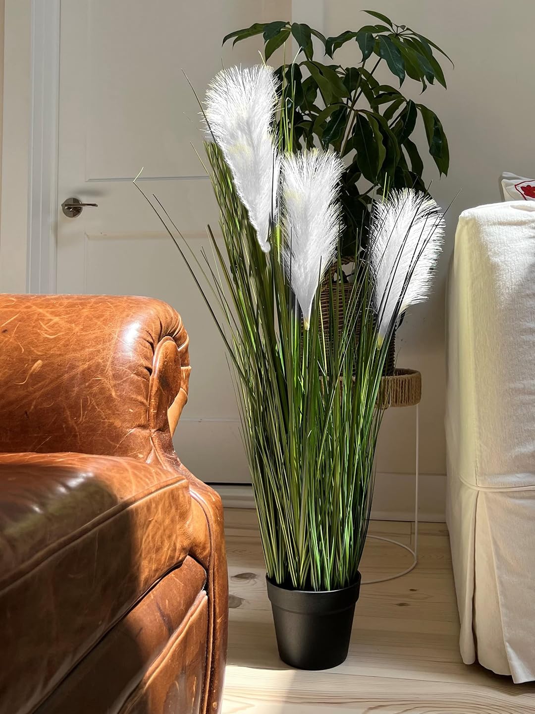 Tied Ribbons Artificial Reed Grass Plant With Pot (Green, 60.9 Cm X 8.8 Cm) For Home Decor Living Room Bedroom Hall Kitchen Office Floor Table Indoor Outdoor Decoration Items - Plastic (B0CKC3632F) Amazon Price History, Amazon Price Tracker