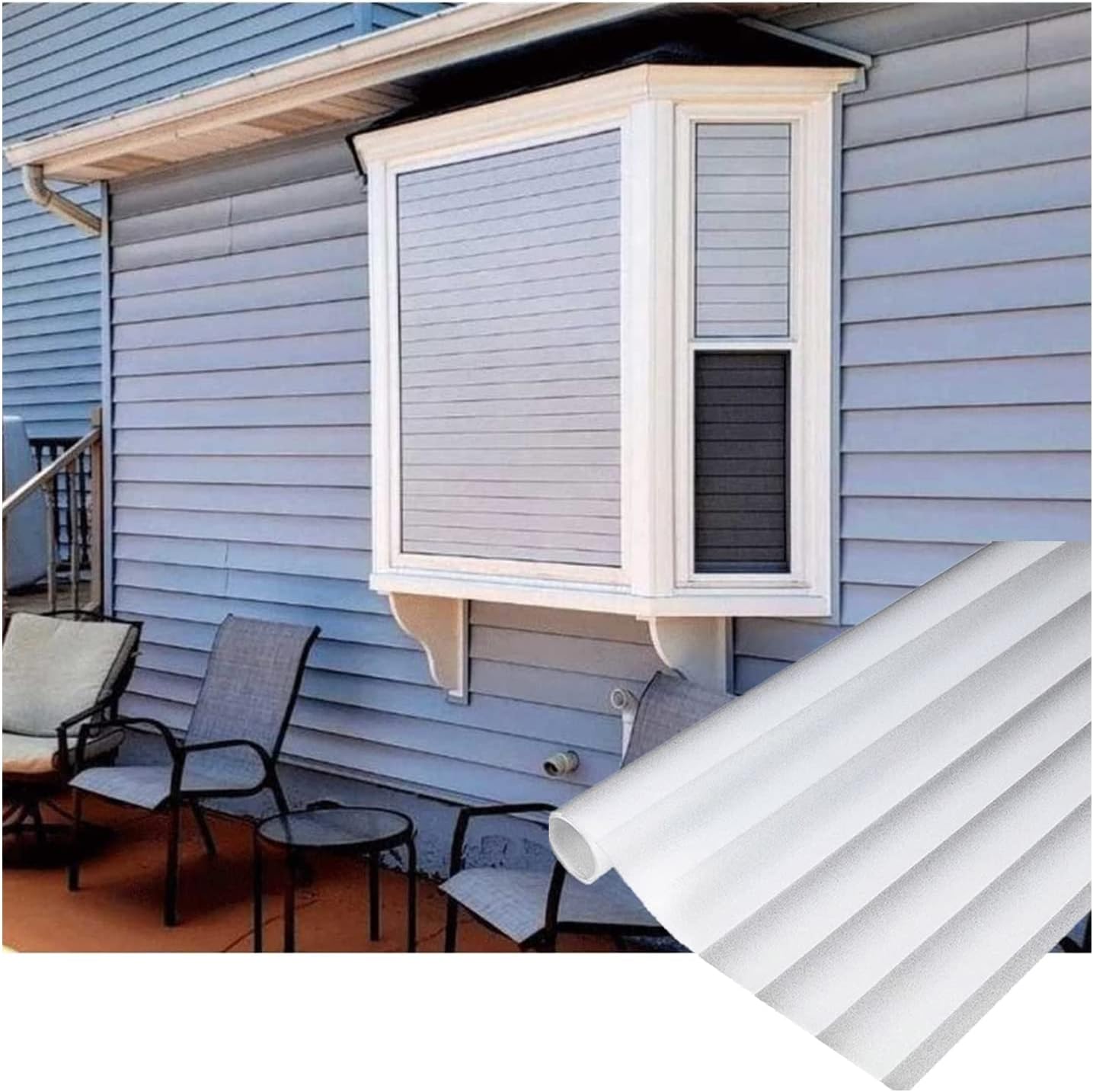 1Way Vision Horizontal Blinds, Privacy Window Film, Static