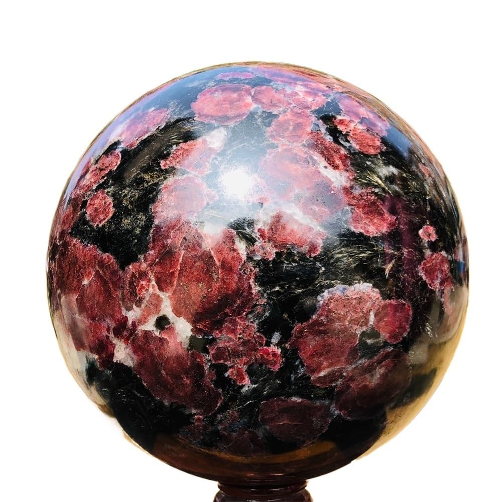 AARTERZZA 1pc 900-1000g Tourmaline Quartz Crystal Repair Spheres