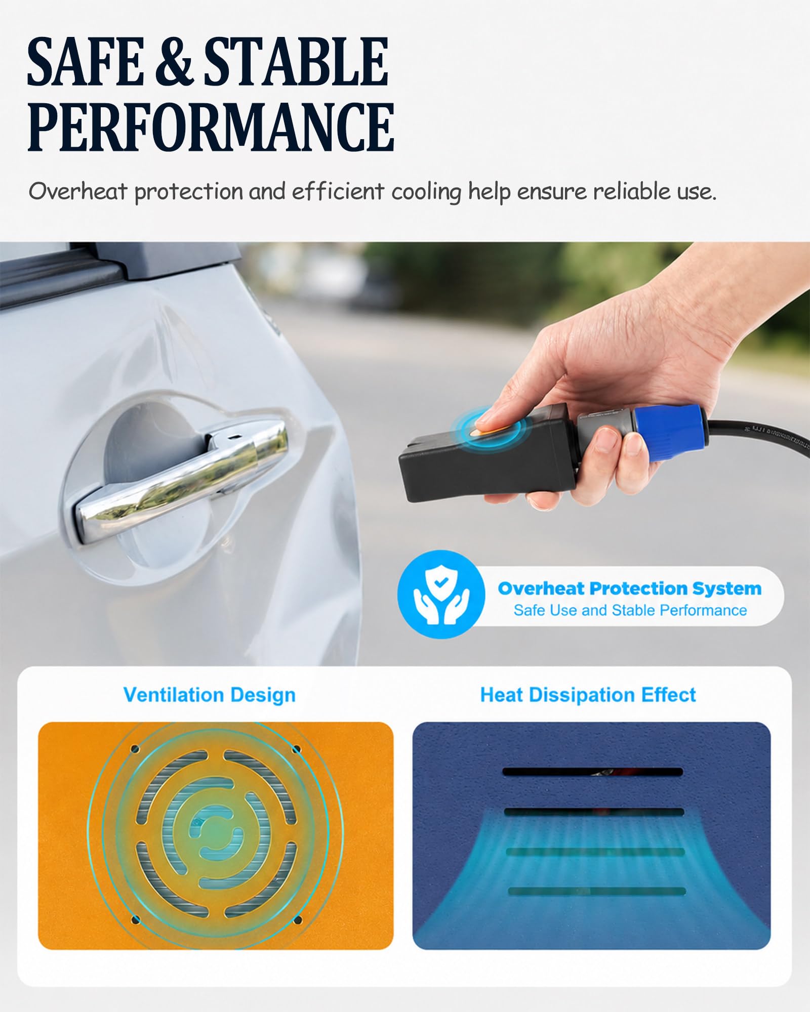 Strumento di rimozione ammaccature senza vernice, riscaldamento a induzione elettromagnetica, 1380 W, con display digitale e protezione contro il surriscaldamento, per carrozzerie in ferro, ideale per