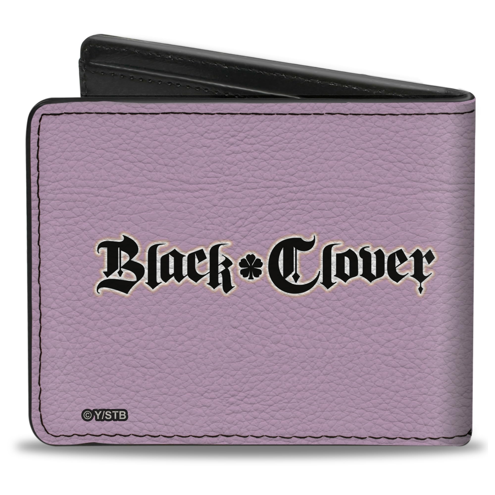 Crunchyroll Wallet, Bifold, Black Clover Chibi Noelle Hash Tag Pose and Title Logo Pinks, Vegan Leather