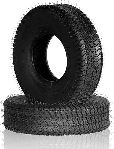 Vista 71 de MOTORHOT Neumáticos para cortacésped de 15 x 6.00-6 de 4 capas para tractor de césped y jardín, neumáticos para carrito de golf, sin cámara, 15 x
