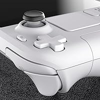 Vista 8 de eXtremeRate Juego completo de carcasa de bricolaje con botones para Steam Deck LCD, placa frontal personalizada placa trasera carcasa de repuesto