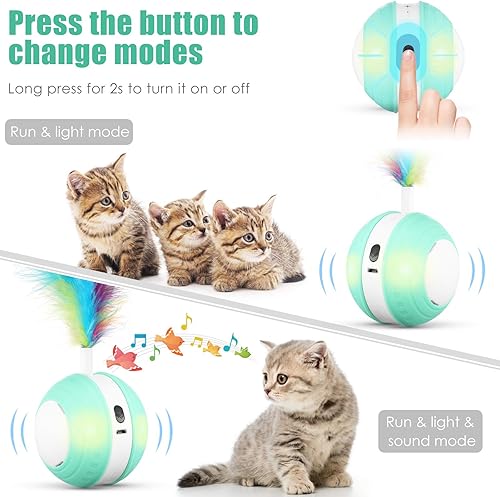 Miniatura 2 de Rueda de juguetes con sonido  Pelota de juguete para cachorros de interior  USB cargable