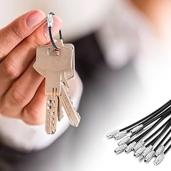 Amazon.com: ManTangSun 12 Pack Keychain Flexible Rubber Key