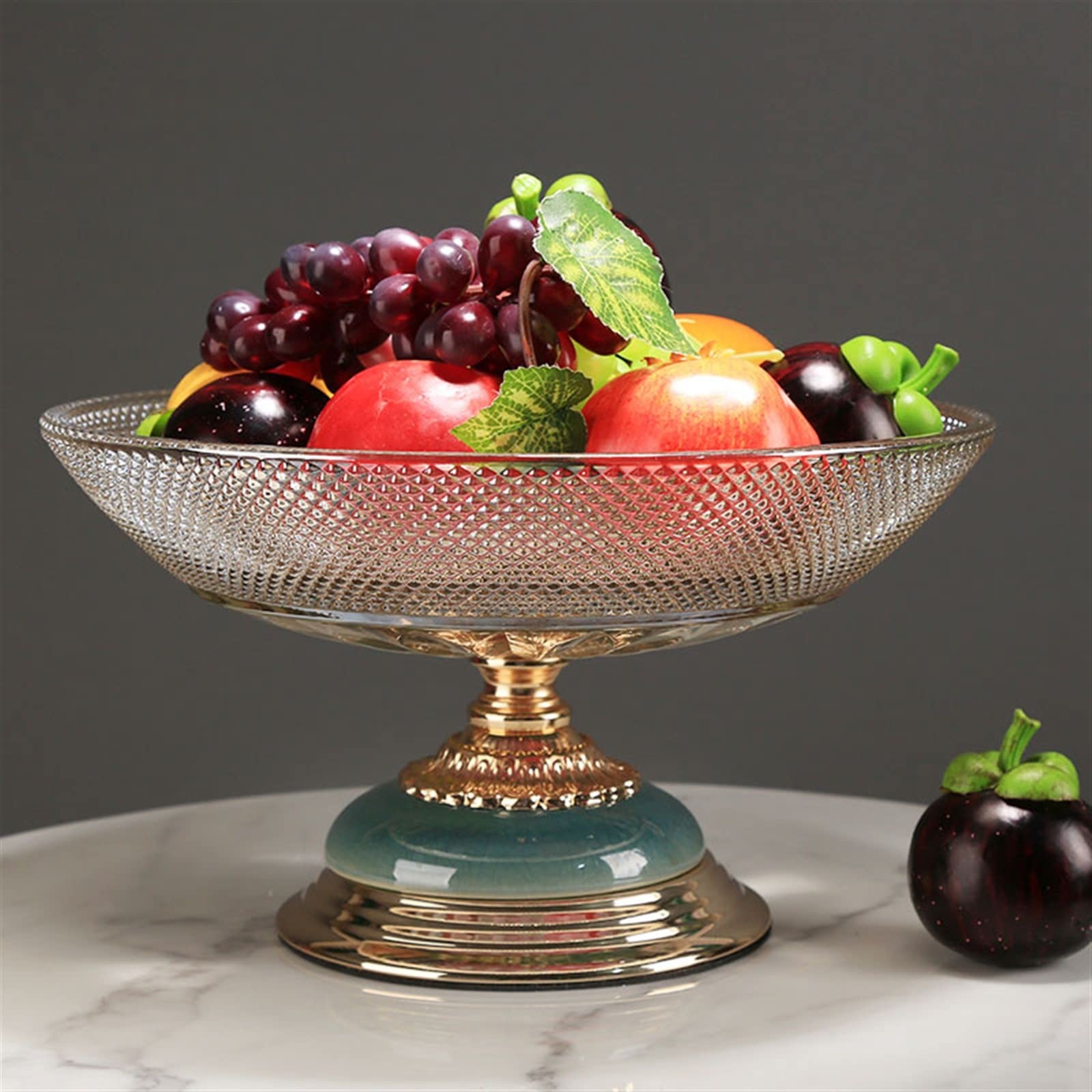 Schüssel, Moderne Obstschale aus Glas