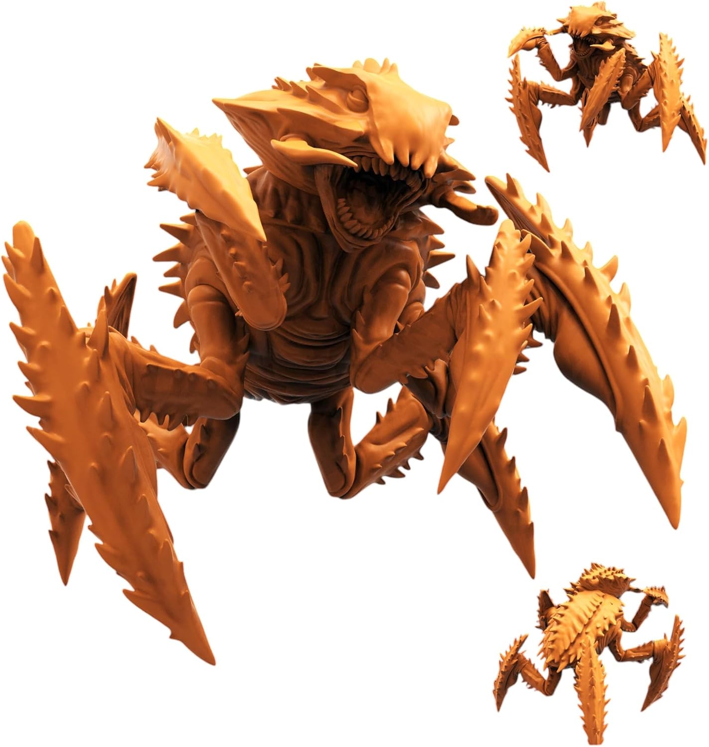 TYL Arachminid Warriors Unpainted Miniature for War Gaming | RPG Scale Figures, Detailed Tabletop Board Game Accessories | Realistic Tabletop Miniatures (Combo of 6, 32mm)