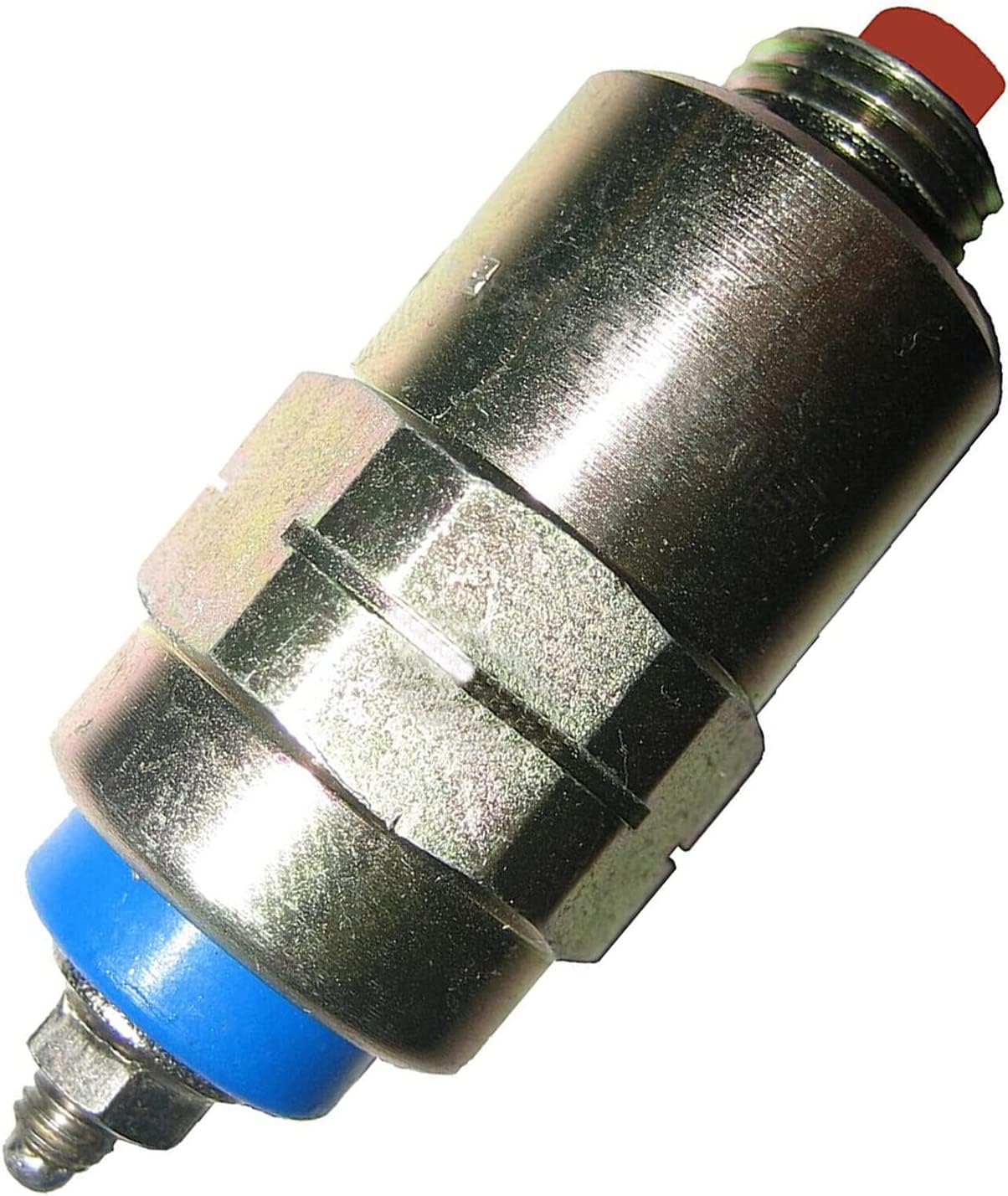 Électro-vanne d’Arrêt Pompe Injection Roto Lucas compatible pour AX BX BERLINGO JUMPER JUMPY SAXO XM XANTIA XSARA TRANSIT 106 205 304 305 306 309 405 406 BOXER EXPERT CLIO TRAFIC 1680.85 7701030222