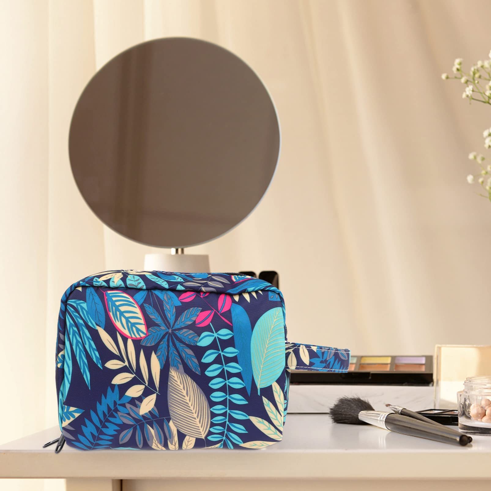 minkissy 3 Pz Borsa Per Cosmetici Borse Da Viaggio Per Articoli Da Toeletta Biancheria Intima Trucco Da Viaggio Yogorun Make up Borse Per Le Donne Necessità Viaggiare Poliestere