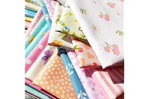 Premium Cotton Fabric Squares: A Quilter's Delight for Crafting Masterpieces