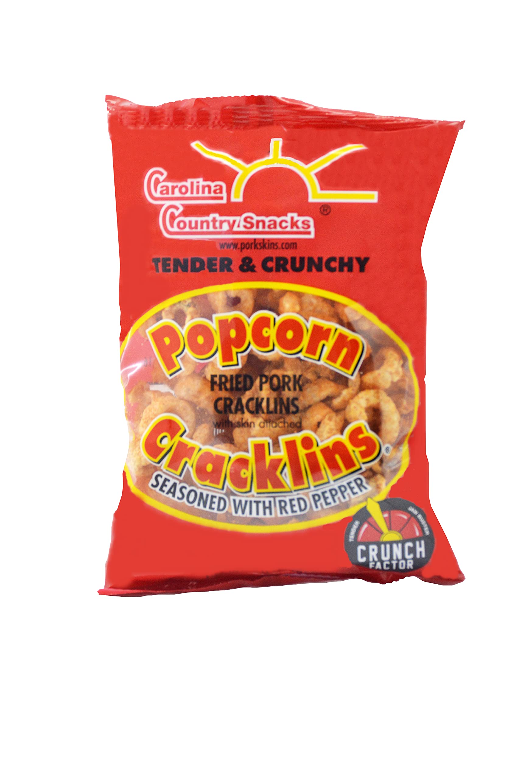 Popcorn Cracklins Red Pepper 12 bags (3oz)