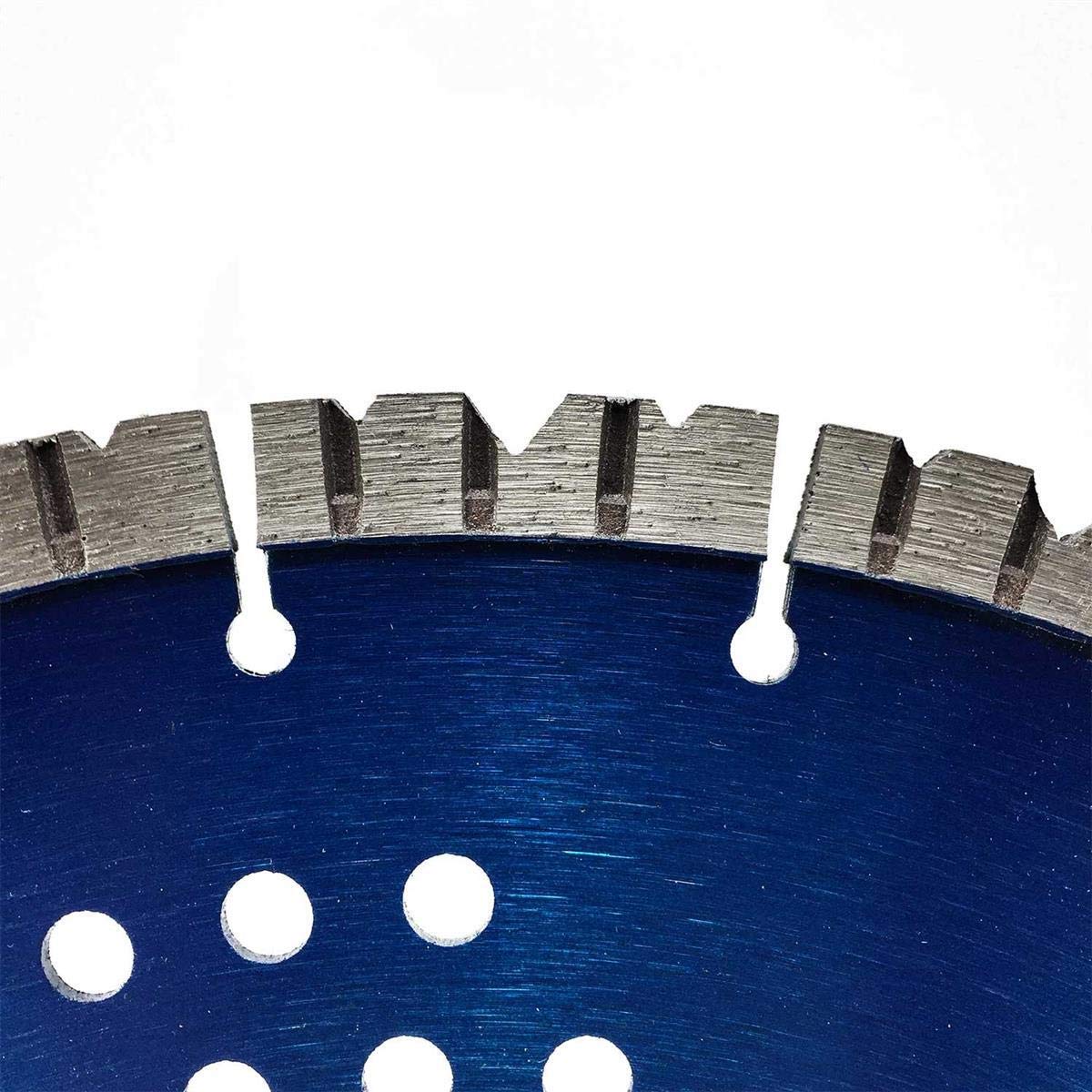 Starmax - Disco de corte de diamante, 300 mm de diámetro, 12 mm, para sierras de piedra y amoladoras de corte, para hormigón, granito, ladrillo, Azul