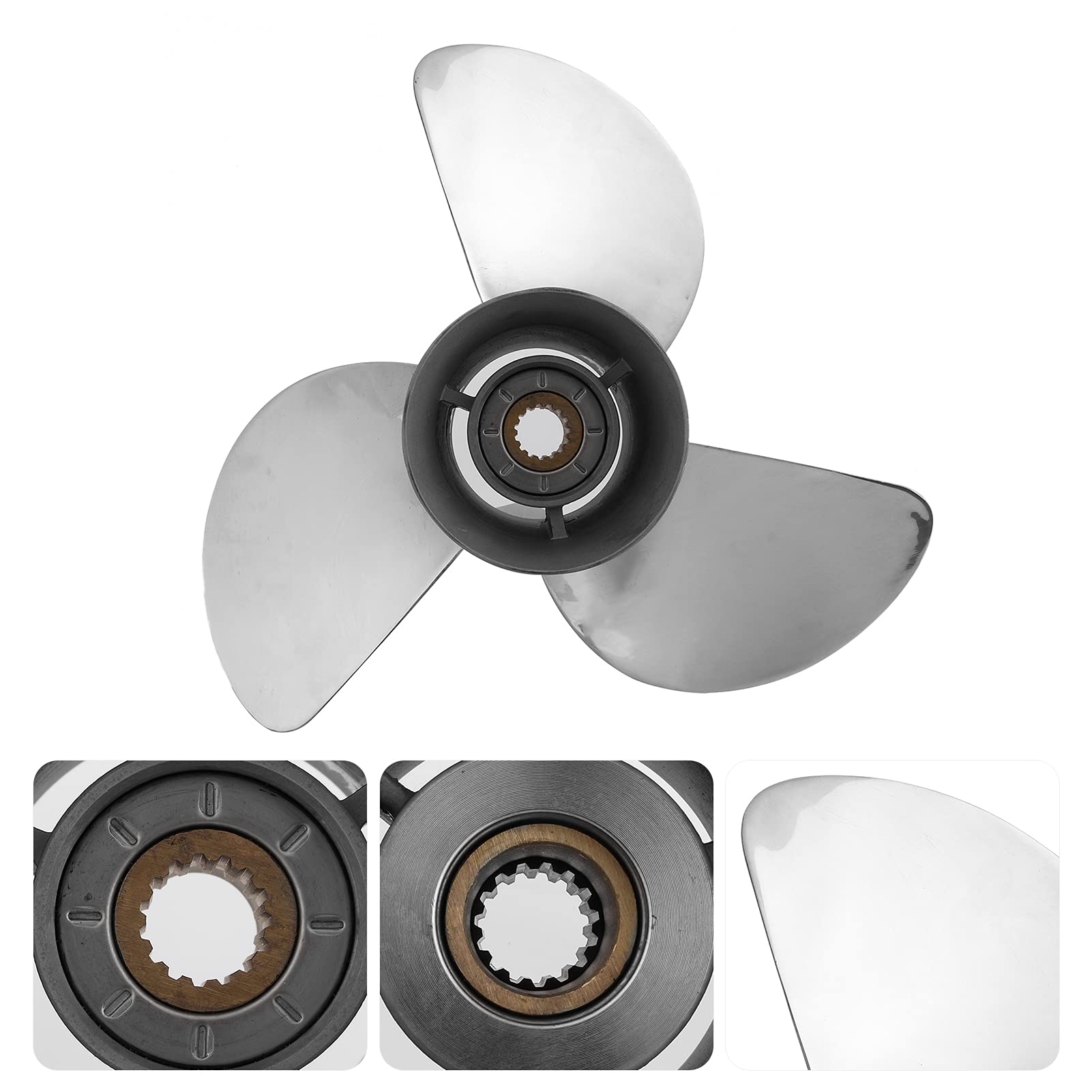 Amazon | 船外機、Rh回転13X19In船舶用プロペラ船外機モーターエンジン