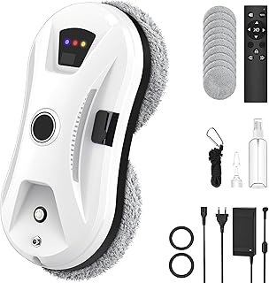 Osmo™ RoboClean Fensterputzroboter, Automatischer Fensterreiniger Elektrisch mit Starker Saugkraft, Intelligenter Navigation & Kantenerkennung, für Glas, Spiegel, Fliesen, Innen & Außen