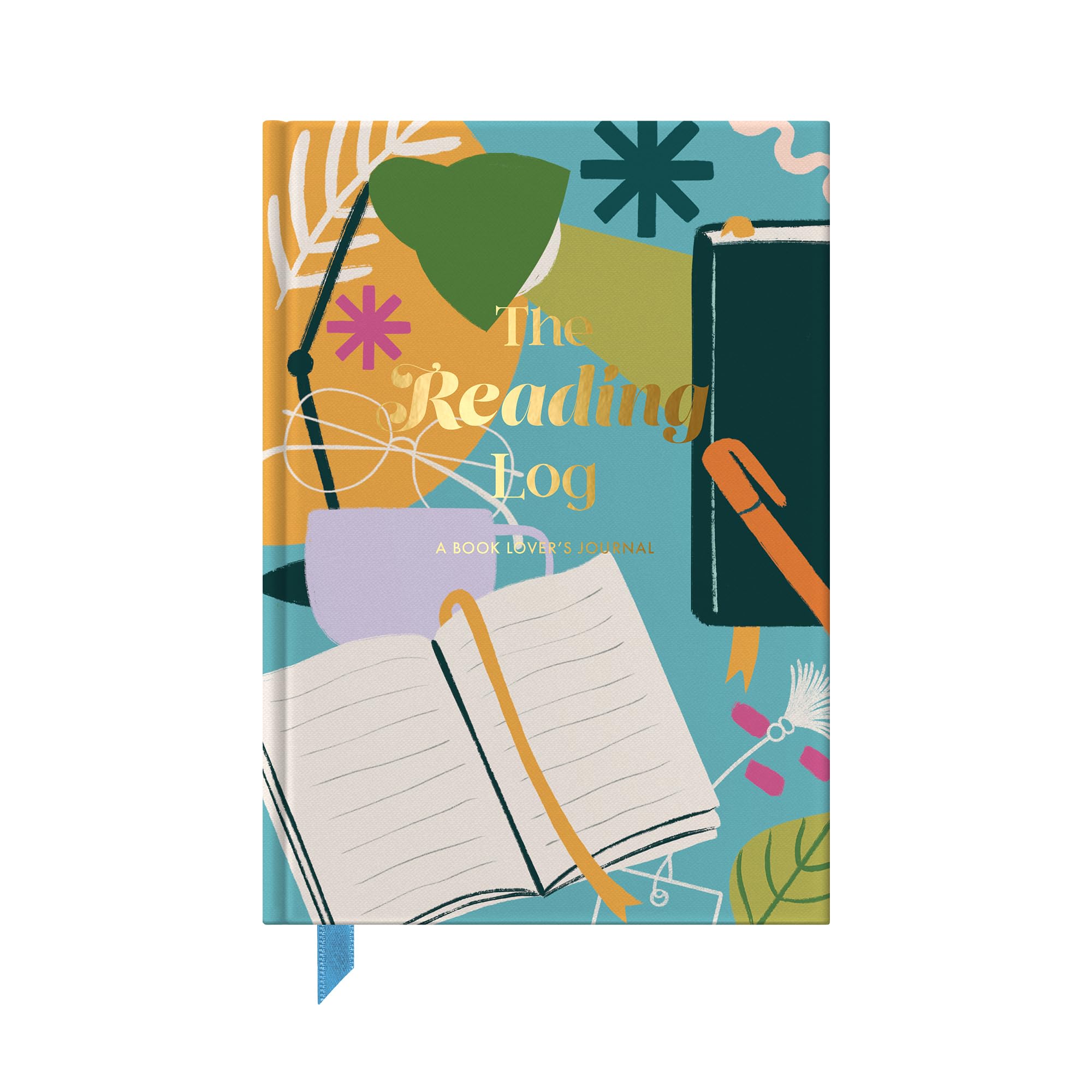 The Reading Log: Premium Hardcover Reading Journal & Book Review Log, Guided Book Tracker for Bibliophiles, Book Clubs & Reading Goals – Elegant Gold ... for Book Lovers: A journal for book lovers