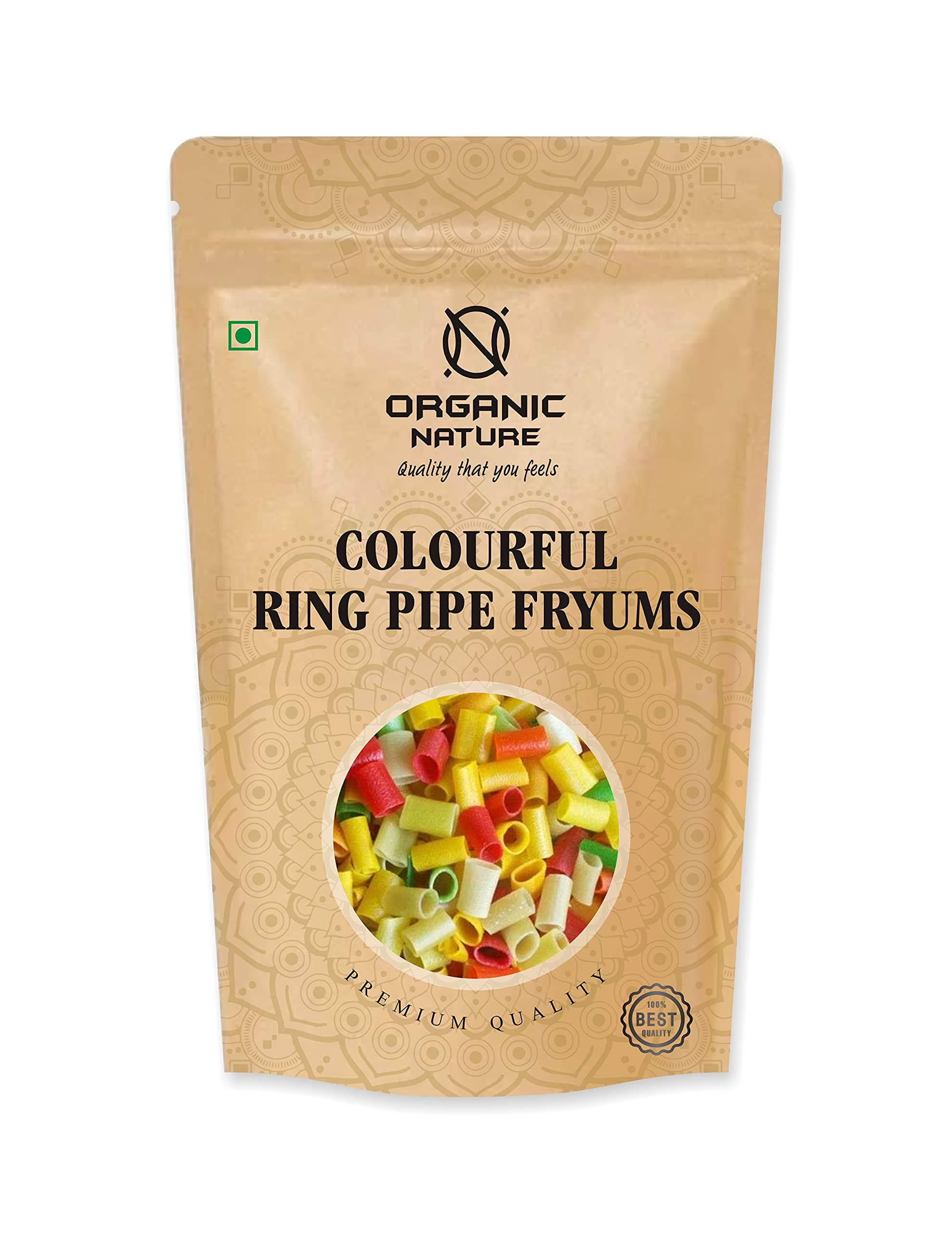 Organic Nature Fryums Ring Size Colorful Ready to Fry Snacks (Pack of 200 Gram)… (B08N42P91Z) Amazon Price History, Amazon Price Tracker